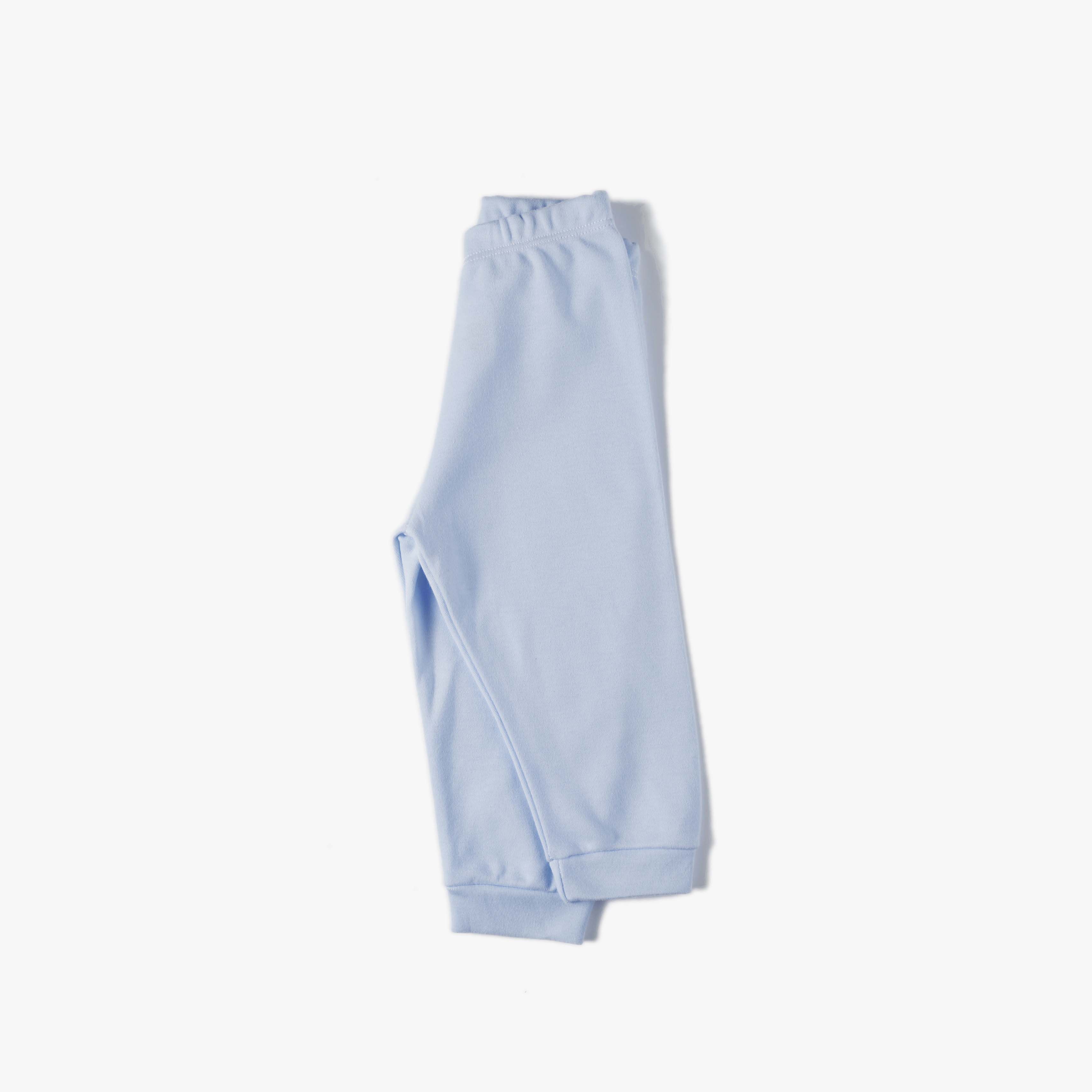 Calça Bebê Comfort em Algodão Egípcio Azul Bebê