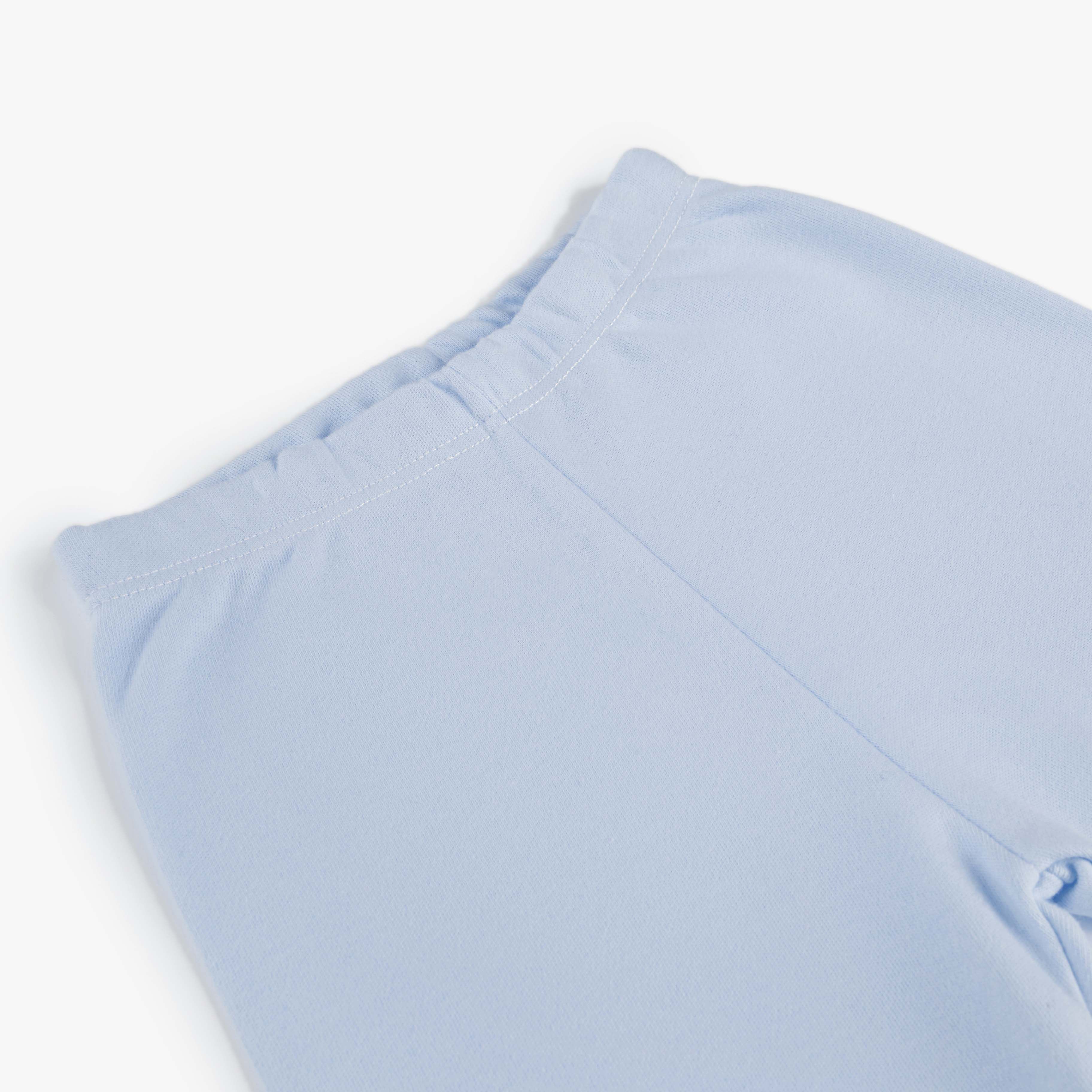 Calça Bebê Comfort em Algodão Egípcio Azul Bebê