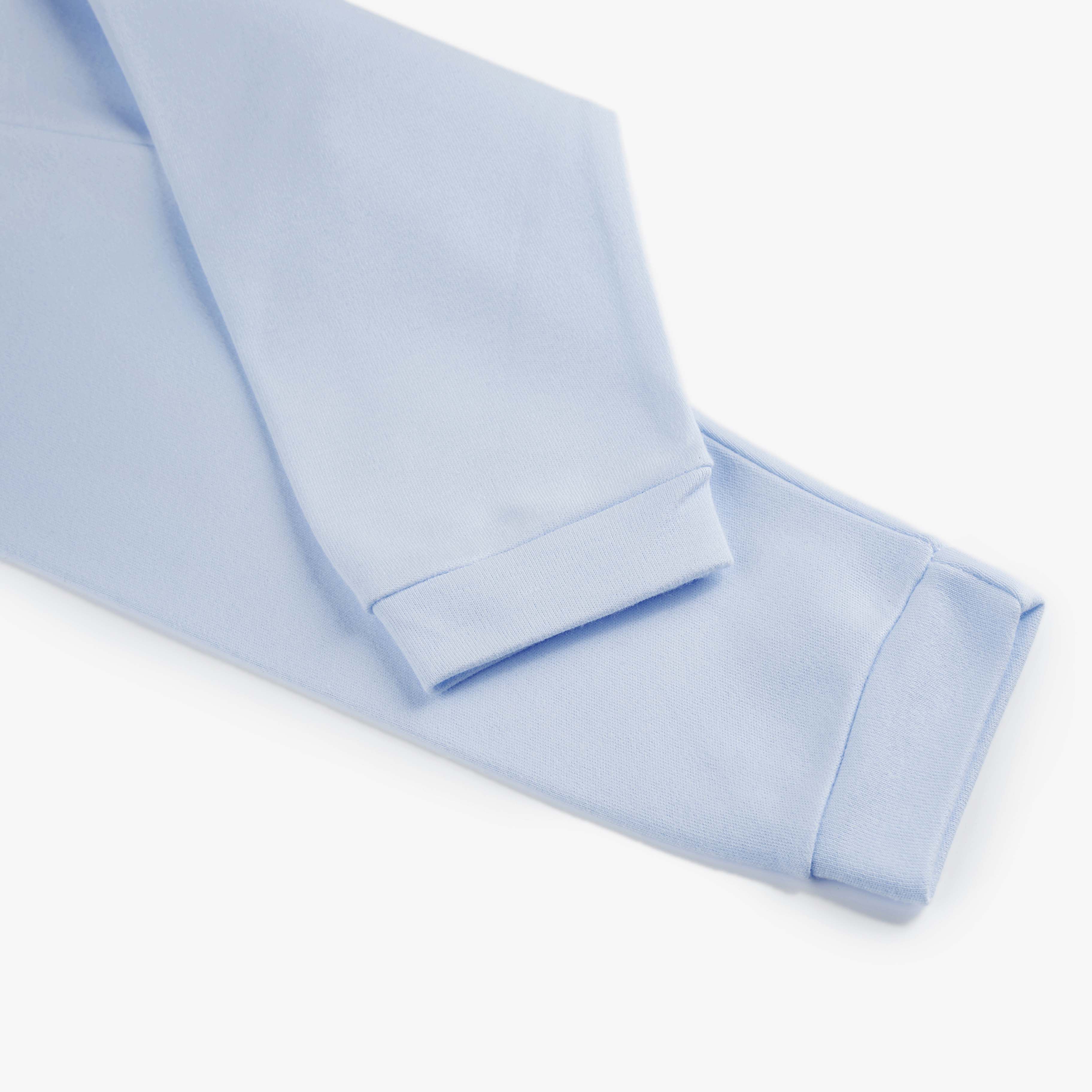 Calça Bebê Comfort em Algodão Egípcio Azul Bebê