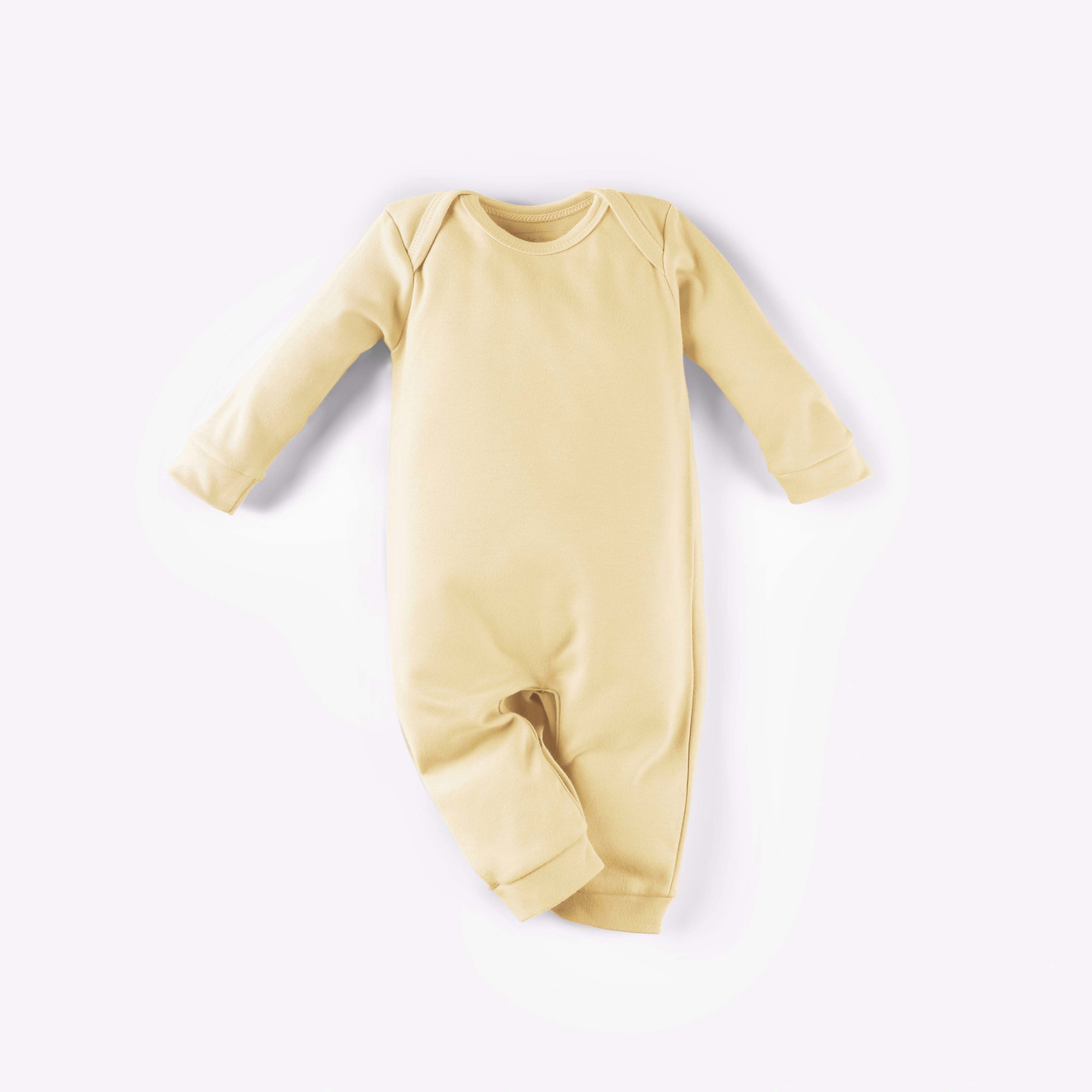 Macacão Longo Comfort em Algodão Egípcio Azul Bebê