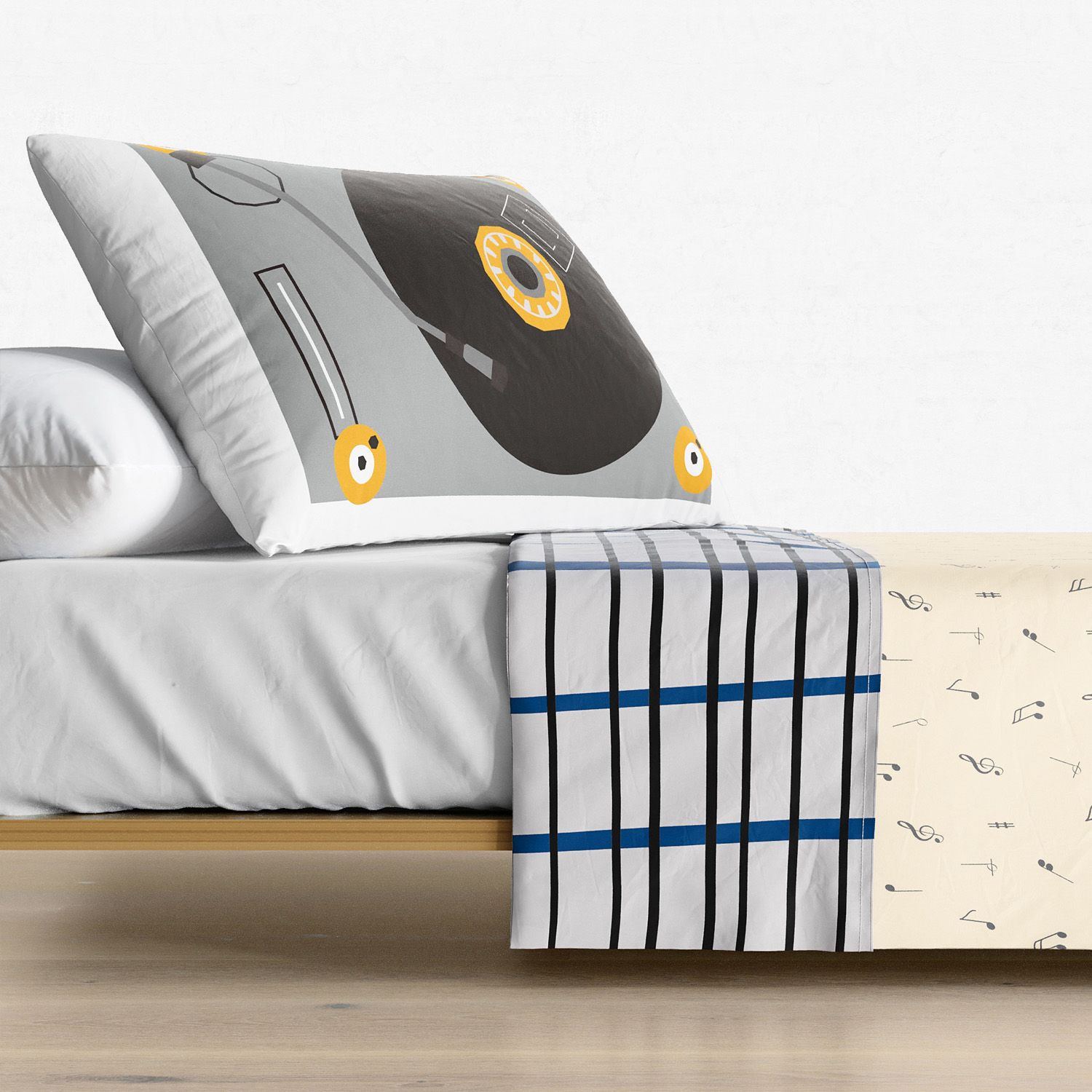 Jogo de Lençol Infantil Solteiro Música