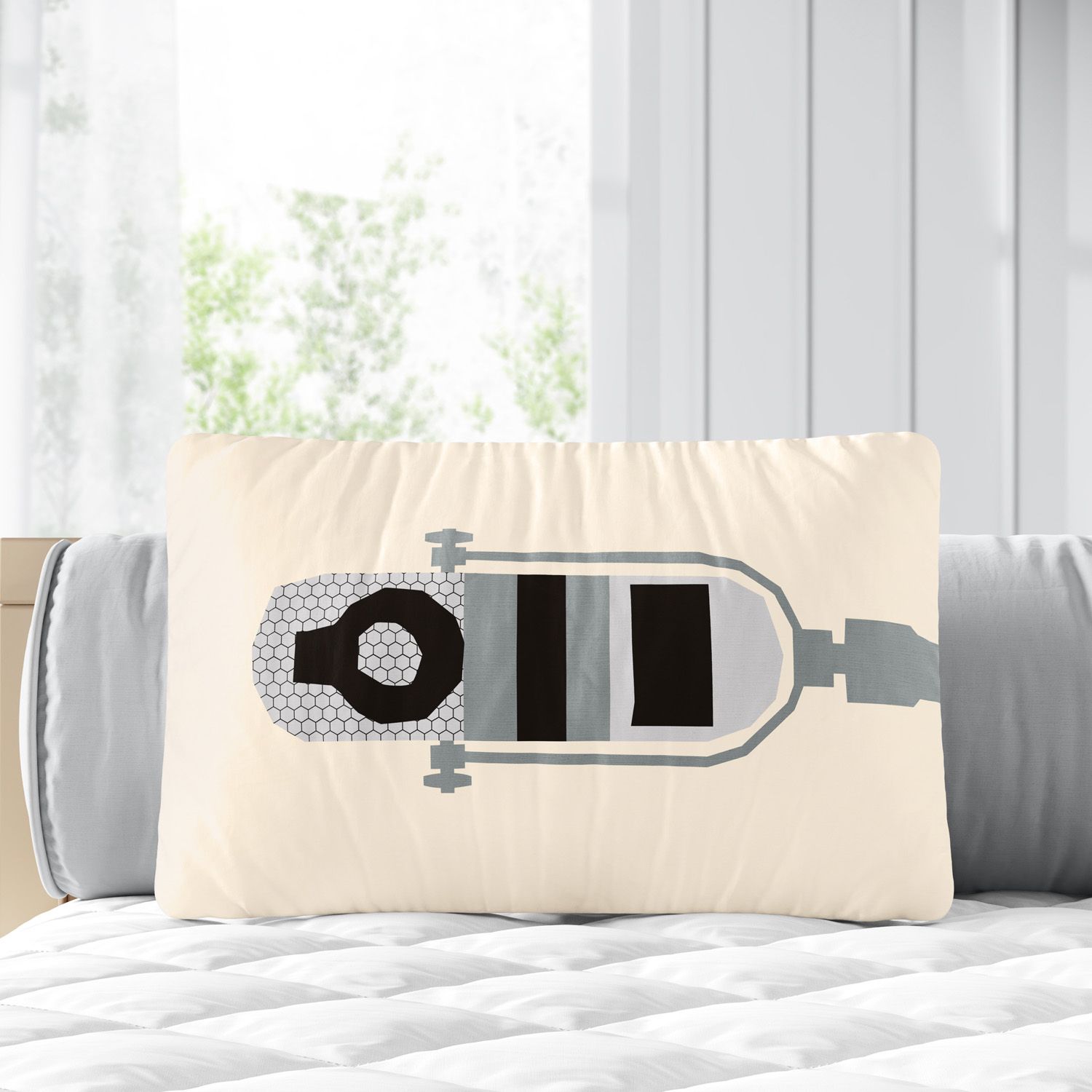 Almofada Retangular Microfone