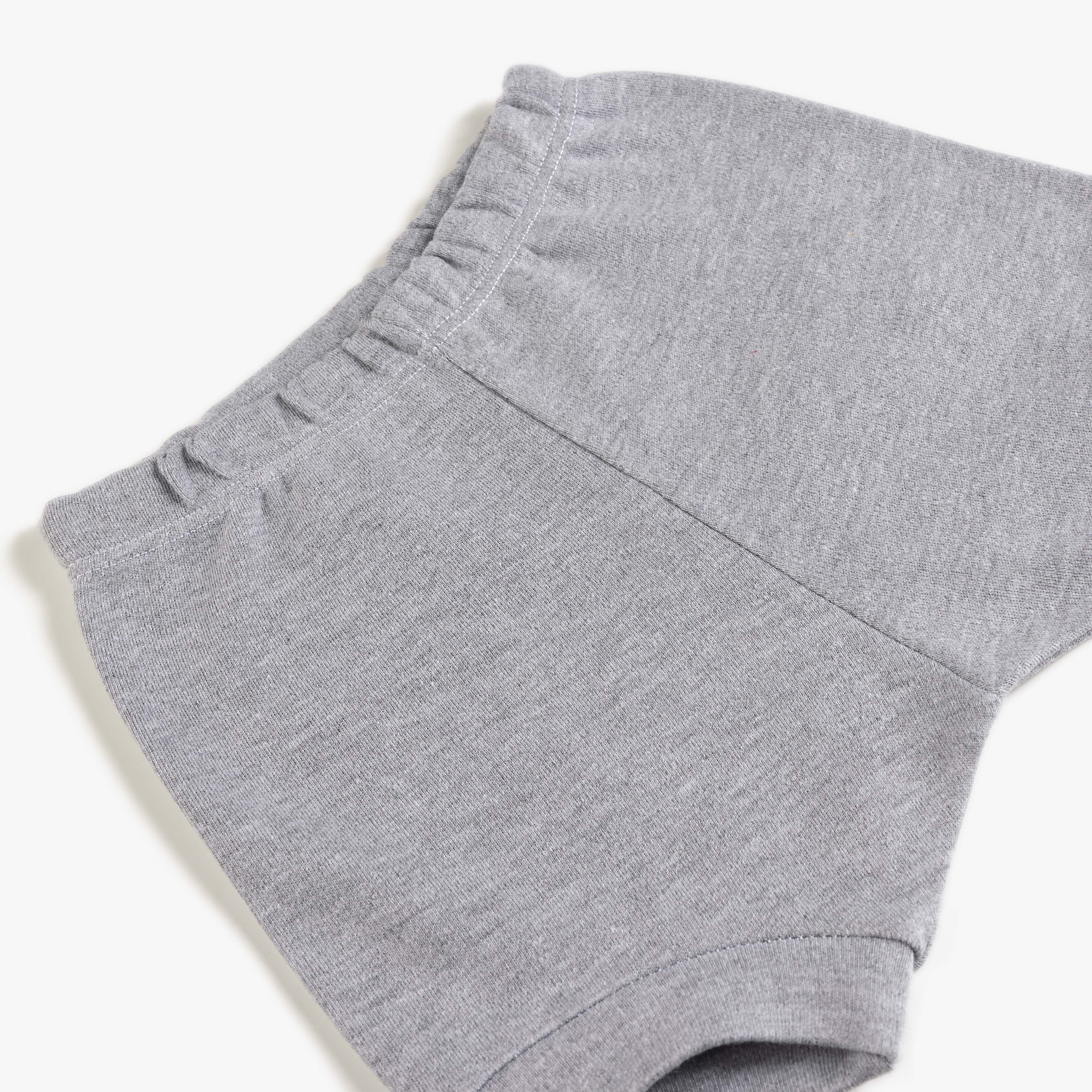 Shorts Bebê Tapa Fraldas Comfort em Algodão Egípcio Azul Bebê