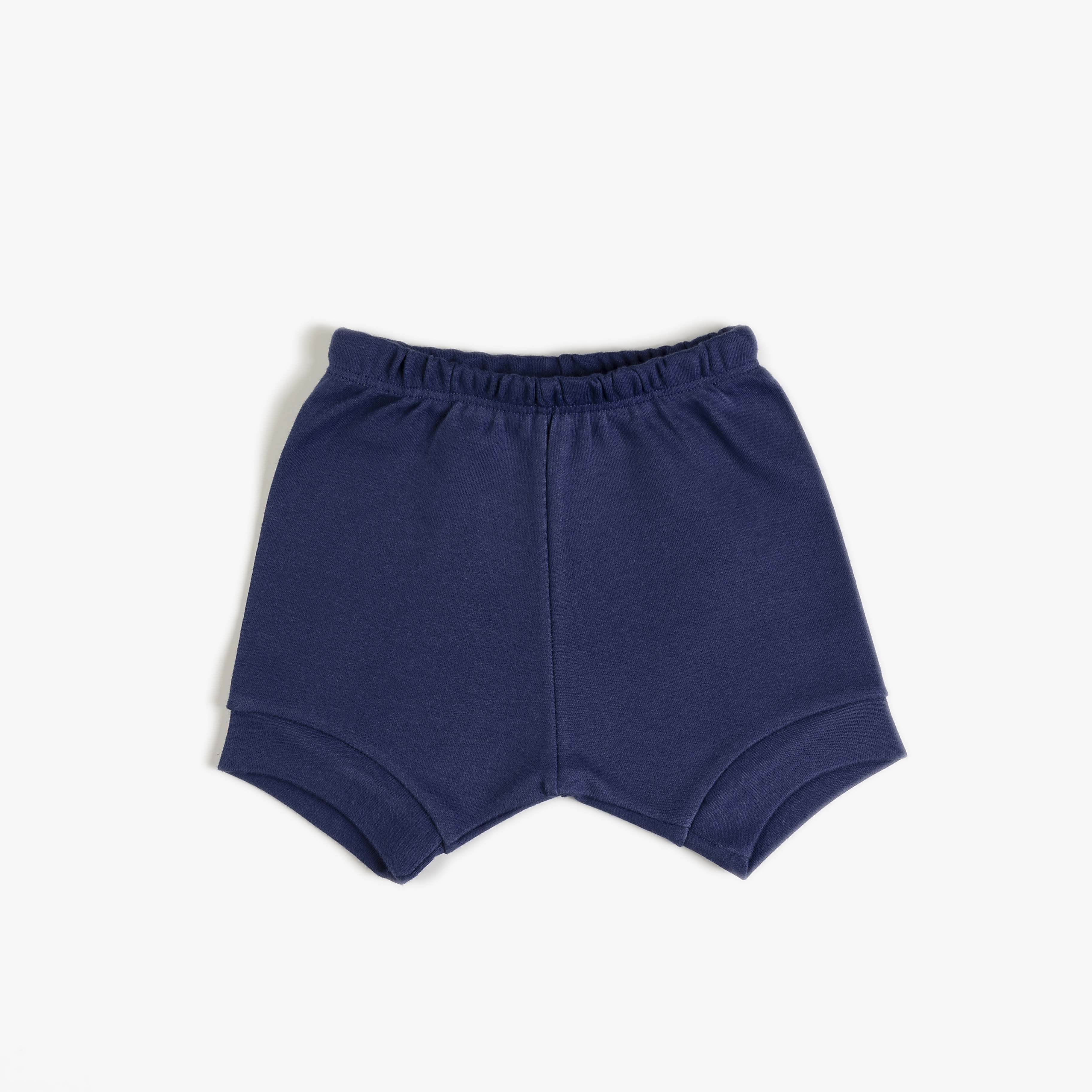 Shorts Bebê Tapa Fraldas Comfort em Algodão Egípcio Azul Bebê