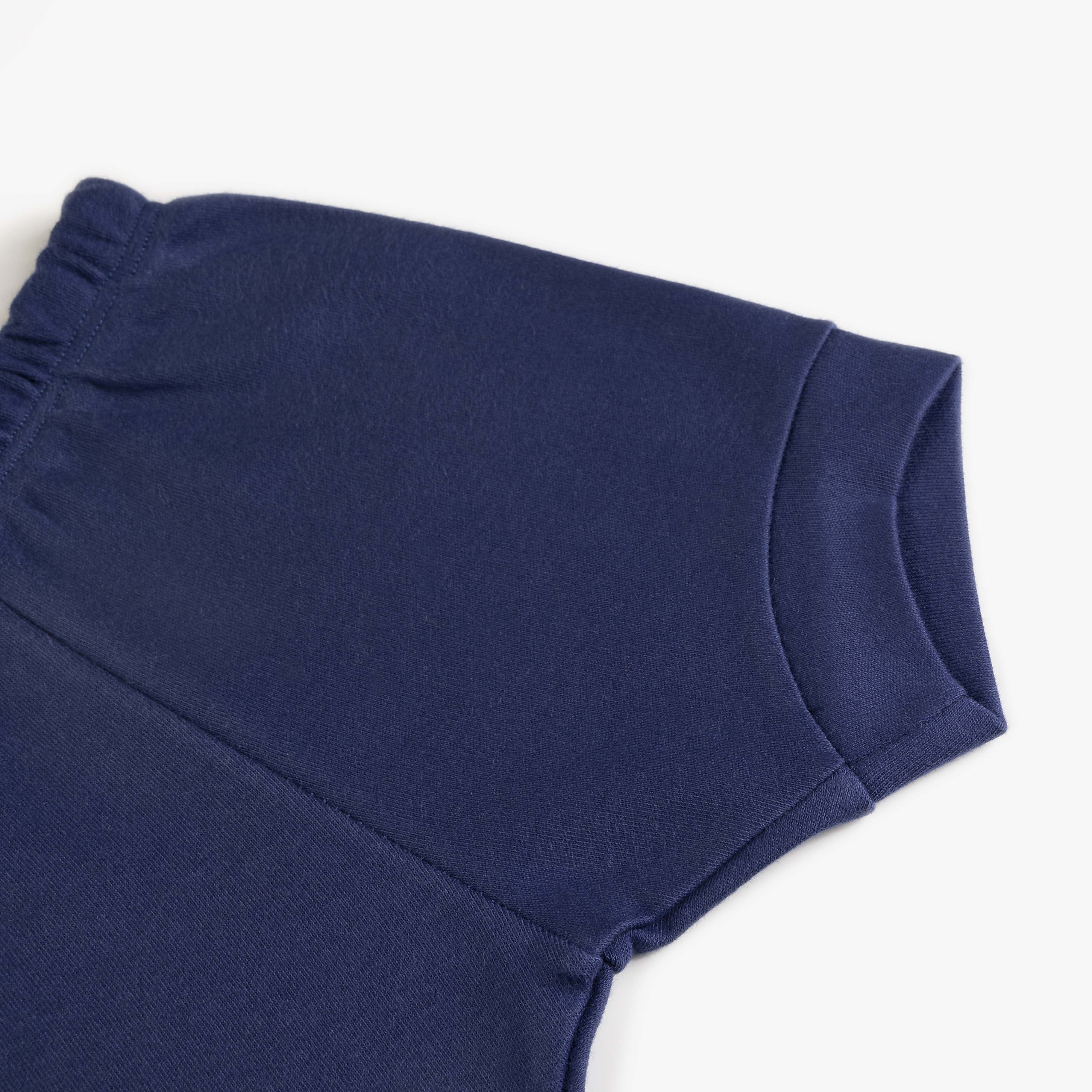 Shorts Bebê Tapa Fraldas Comfort em Algodão Egípcio Azul Bebê