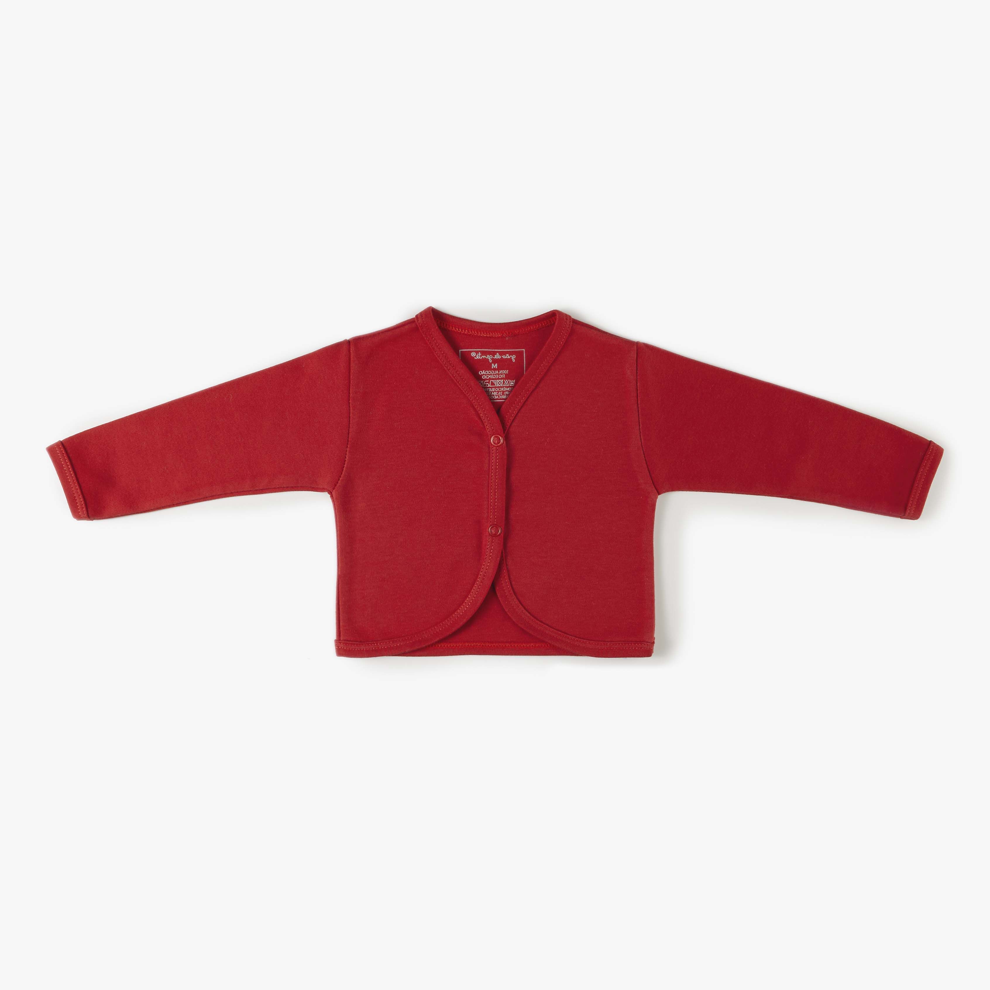 Casaquinho Comfort em Algodão Egípcio Azul Bebê