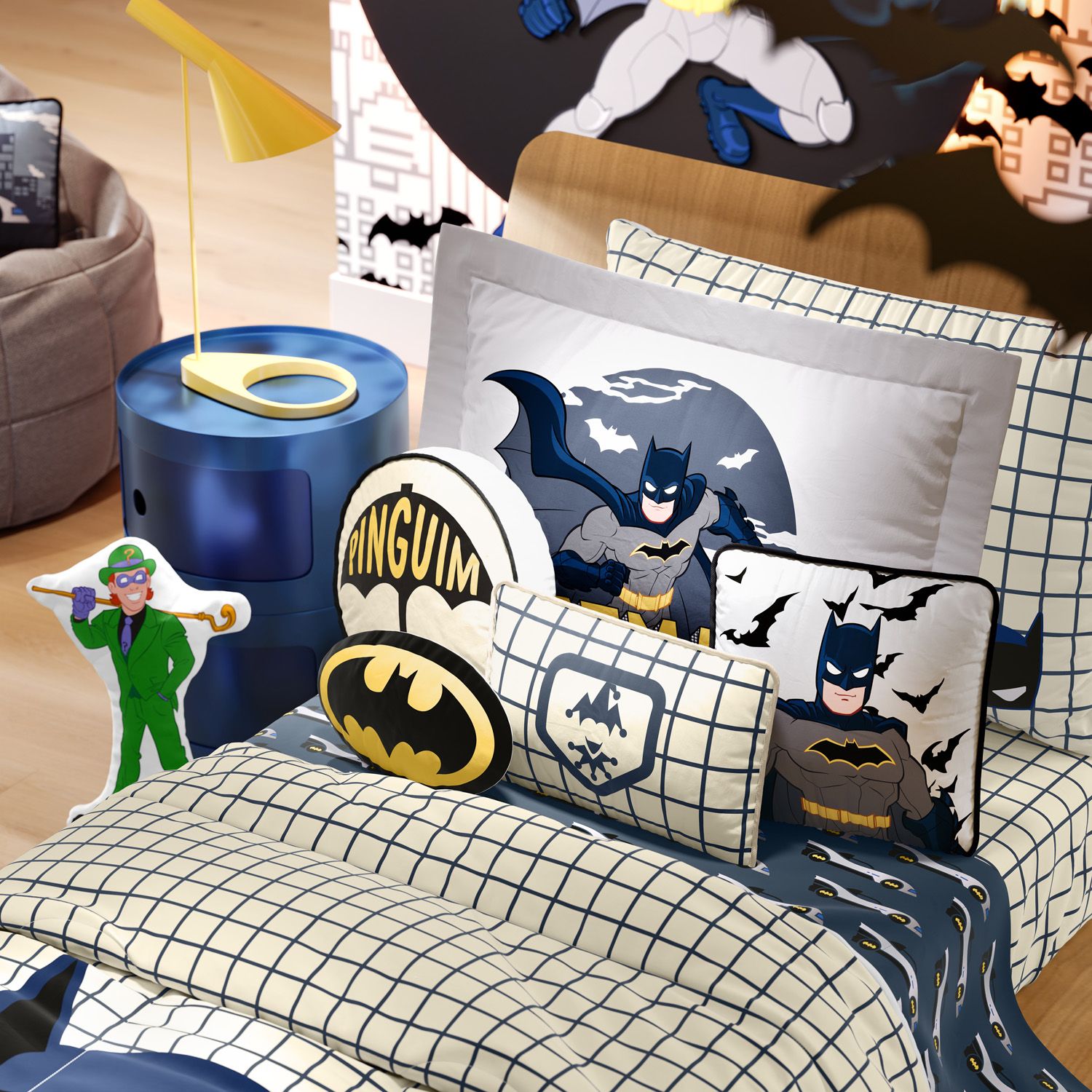 Fronha de Travesseiro Infantil Solteiro Batman