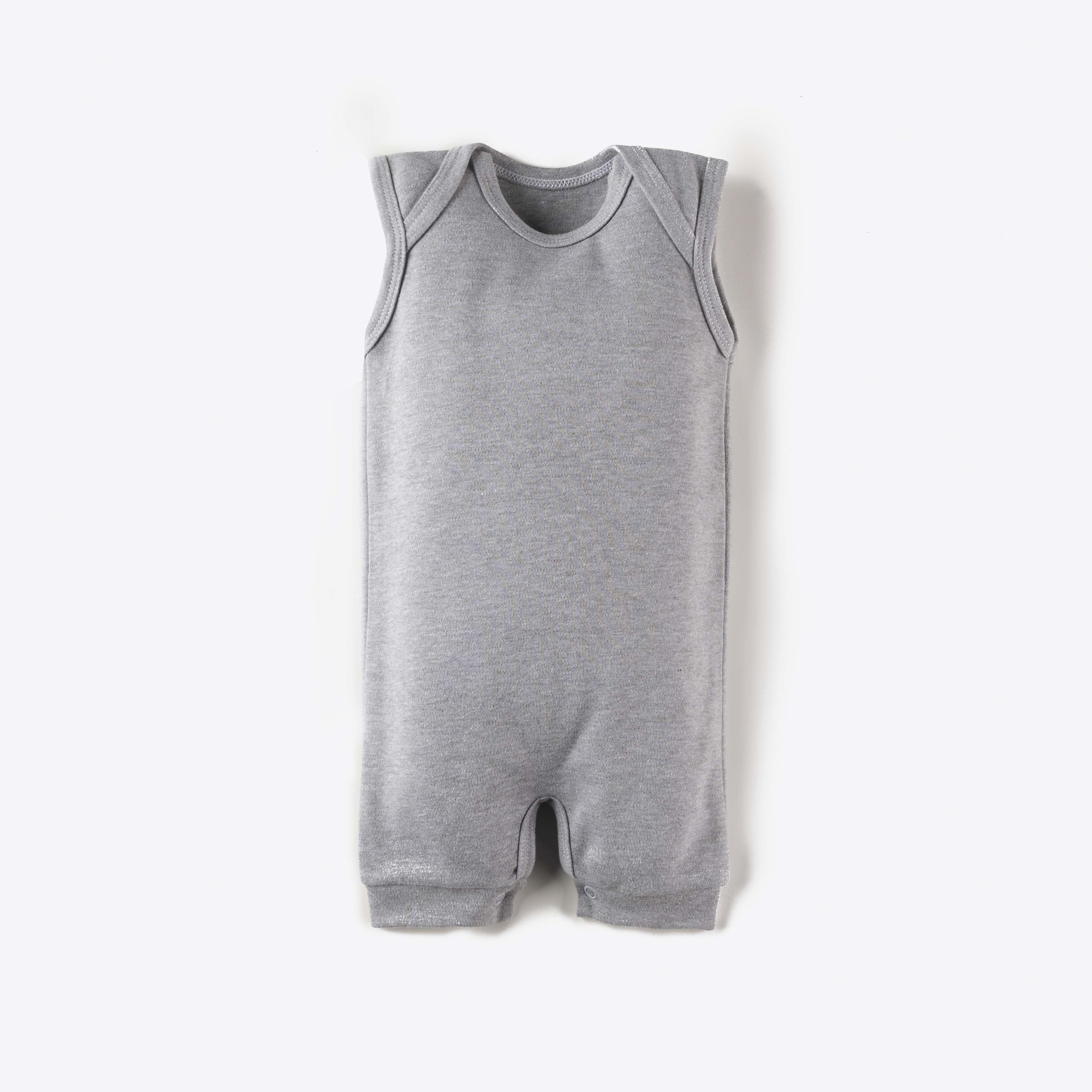 Macacão Banho de Sol Comfort em Algodão Egípcio Azul Bebê