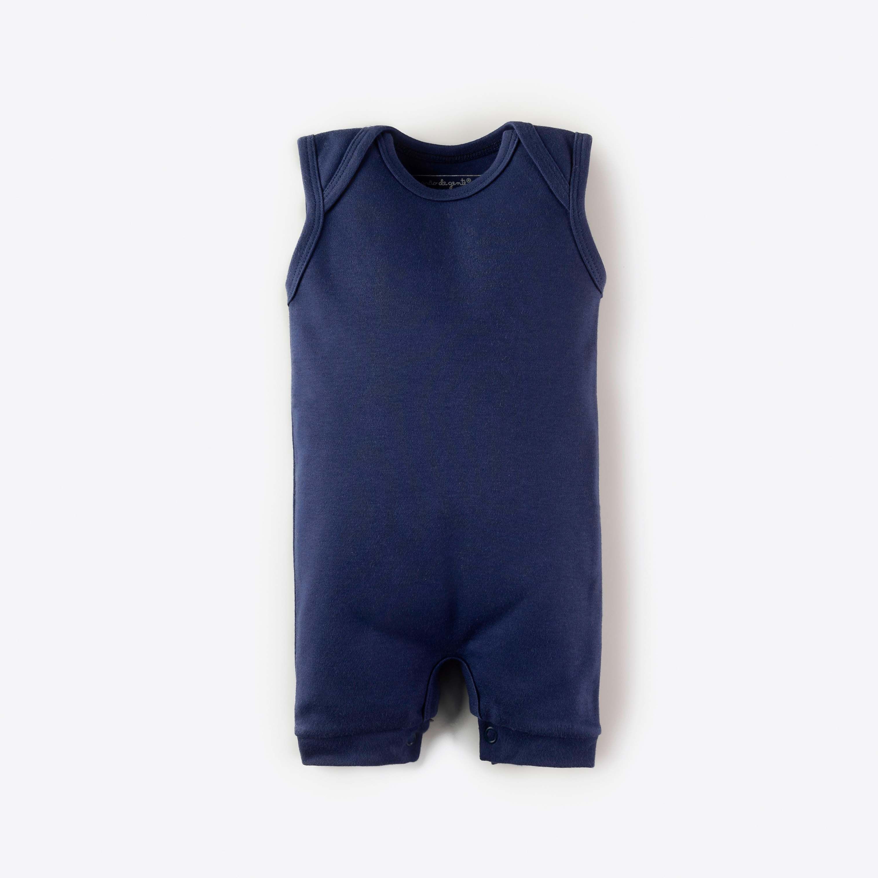 Macacão Banho de Sol Comfort em Algodão Egípcio Azul Bebê