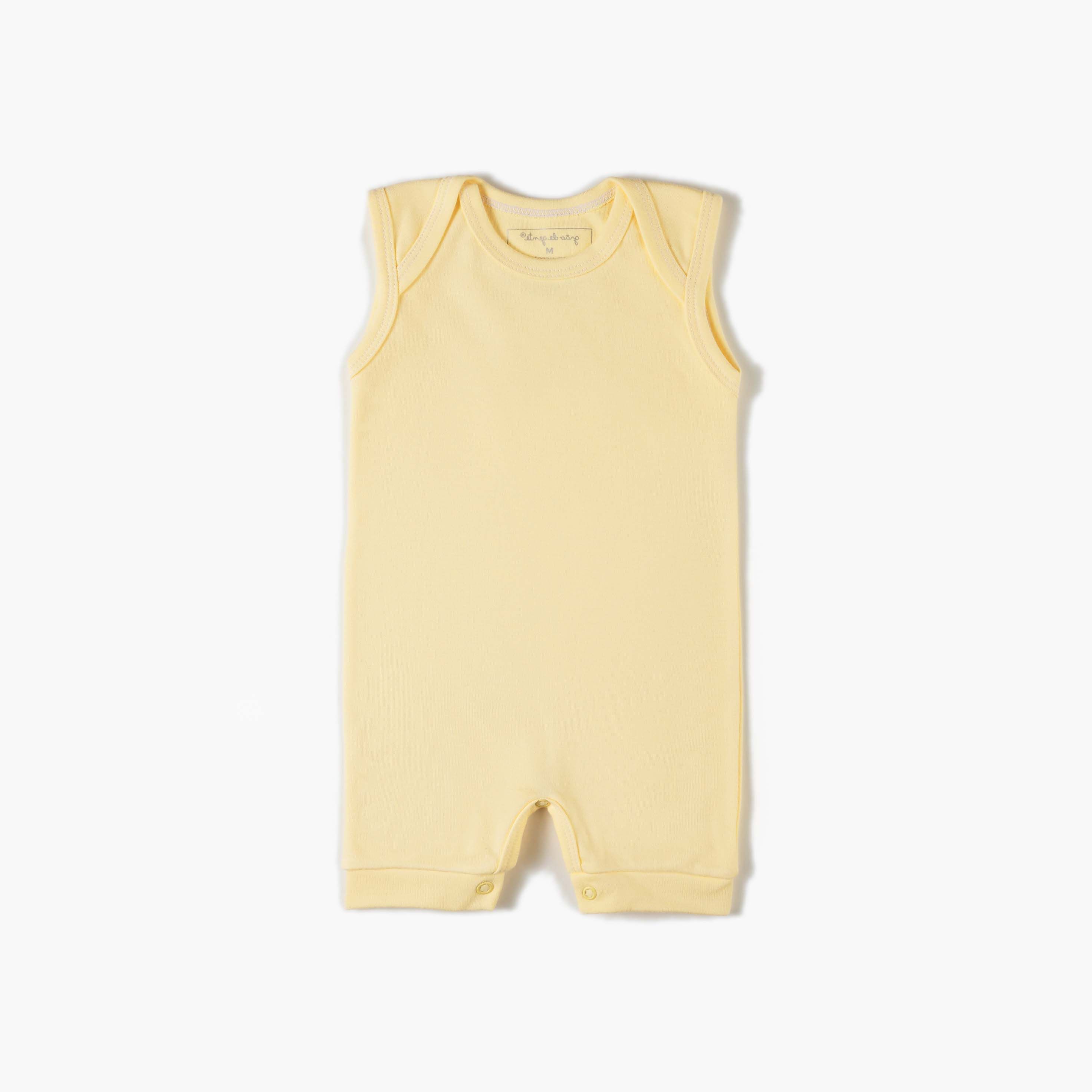 Macacão Banho de Sol Comfort em Algodão Egípcio Azul Bebê