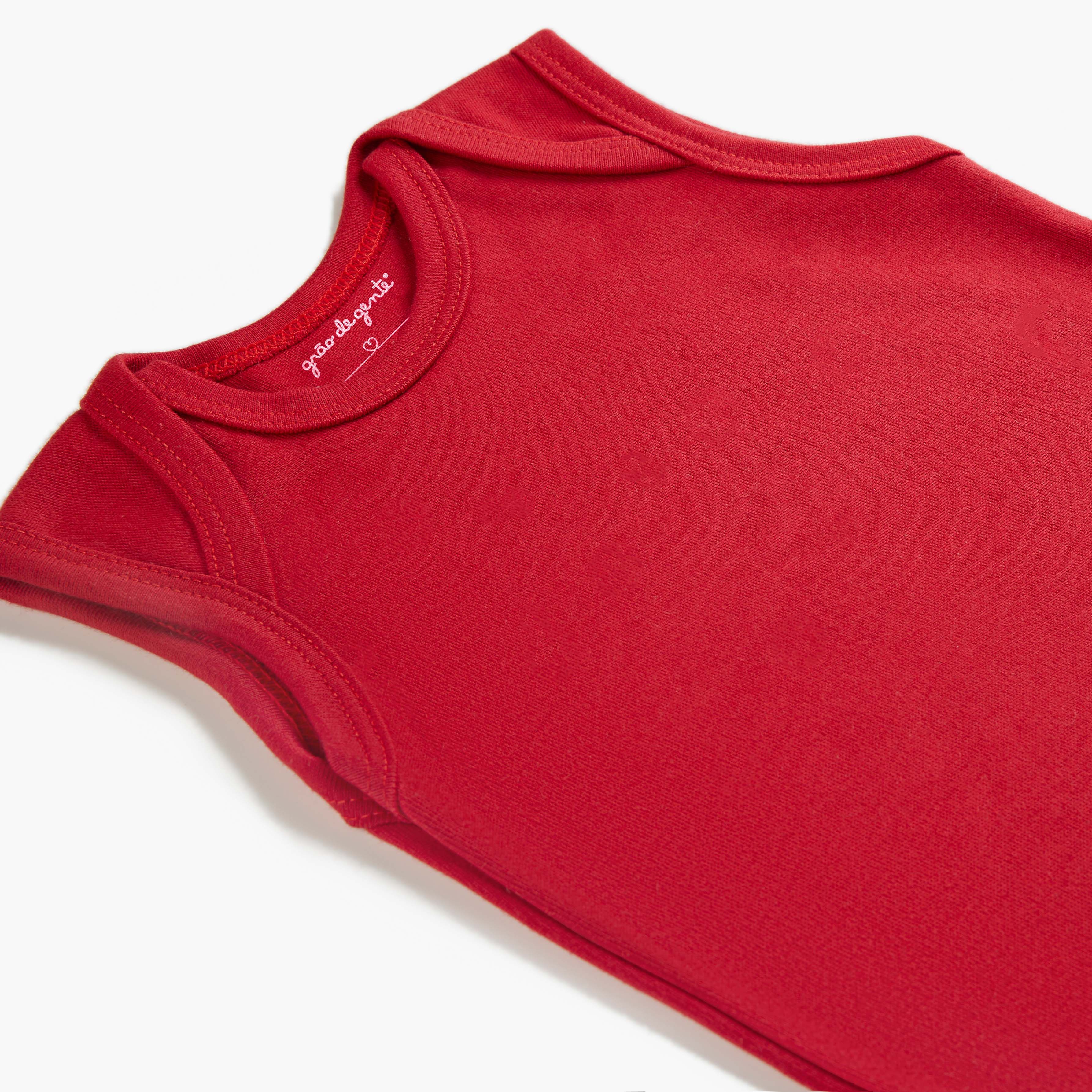 Macacão Banho de Sol Comfort em Algodão Egípcio Azul Bebê