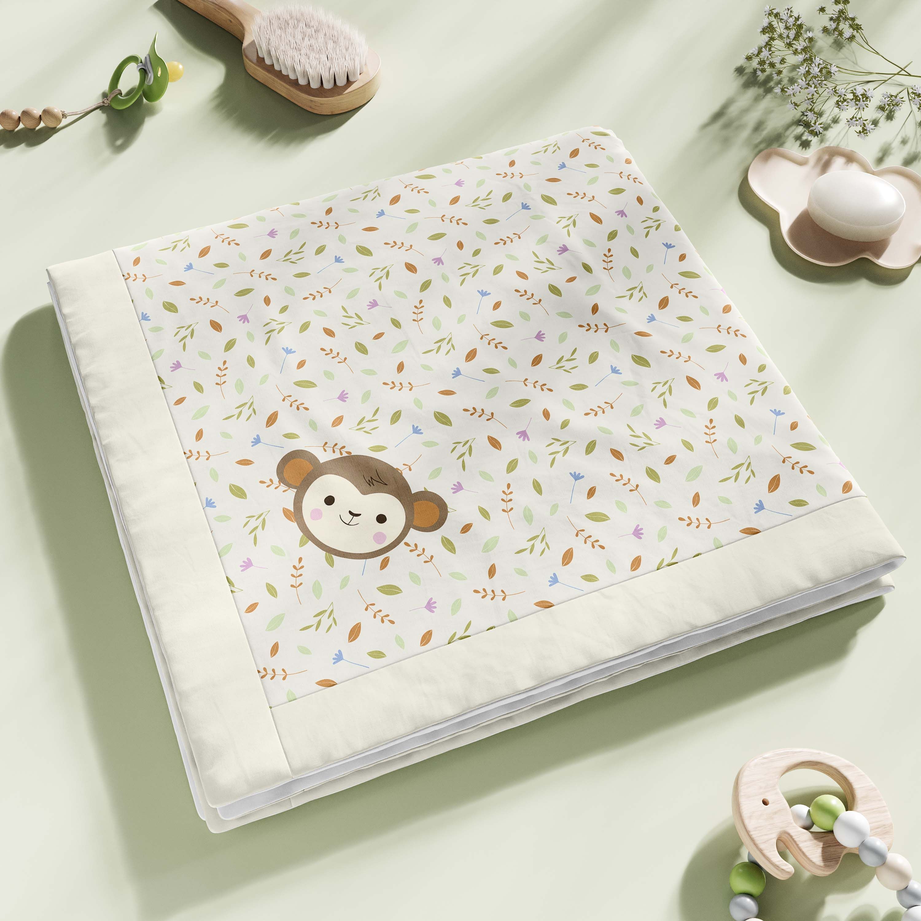 Manta Macaquinho Selva Baby 80cm