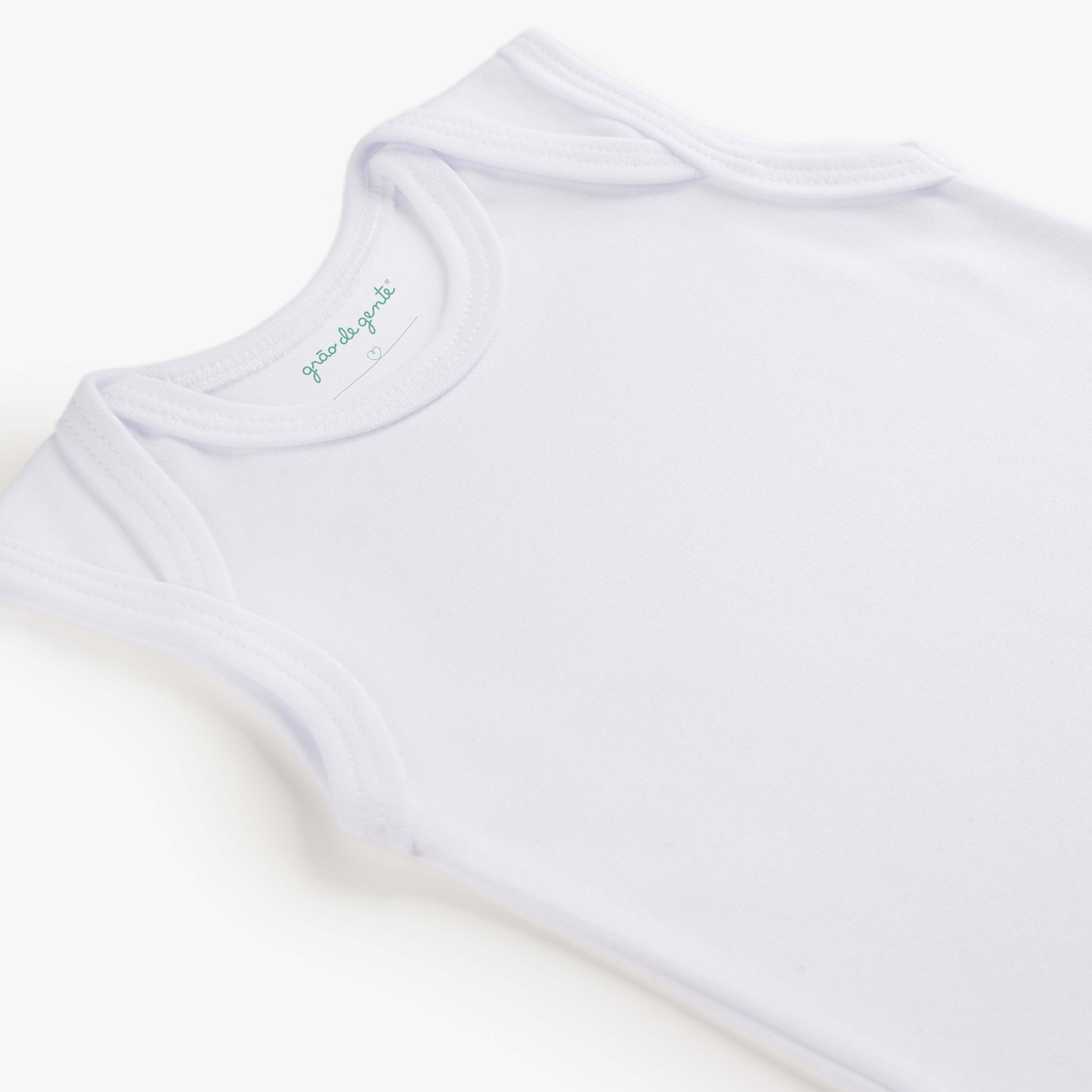 Macacão Banho de Sol Comfort em Algodão Egípcio Azul Bebê