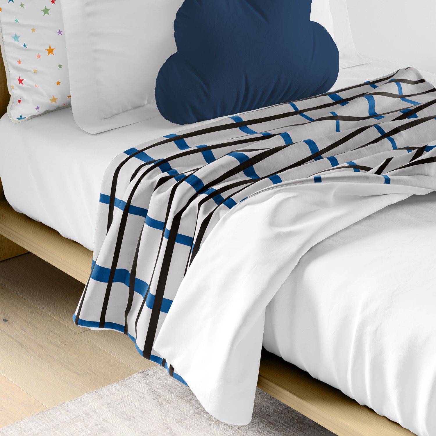 Manta Infantil Solteiro Dupla Face Música 1,20M