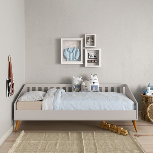 Cama Babá Retrô Branco Soft Eco Wood