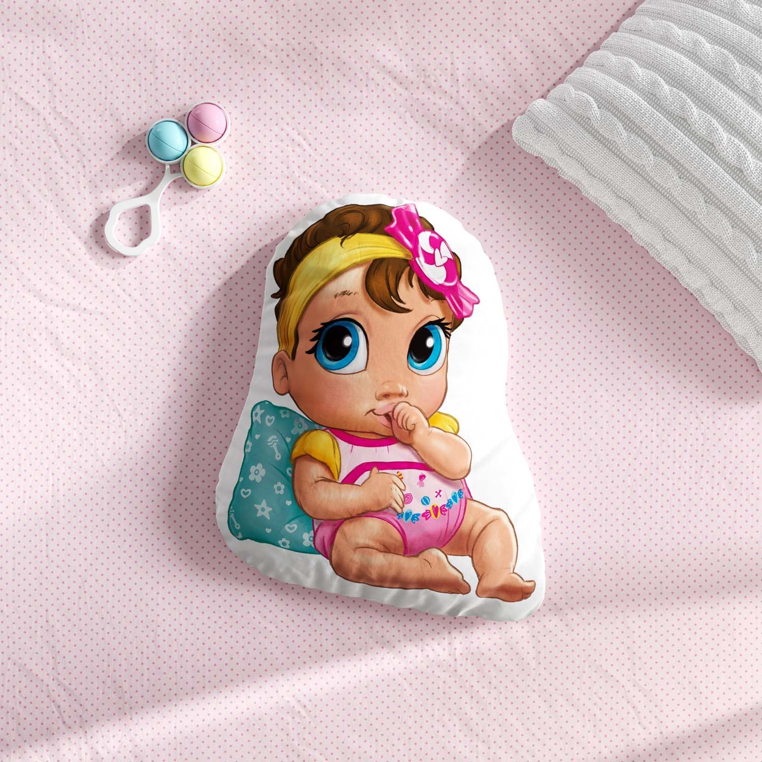 Almofada Baby Alive Presilha de Bombom