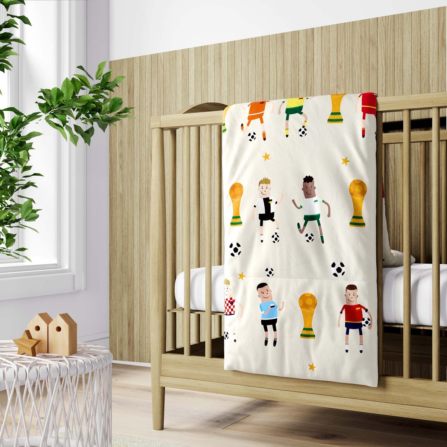 Edredom de Berço Seleções do Mundo