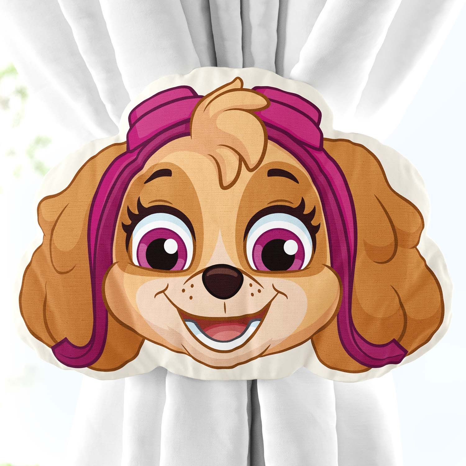 Prendedor de Cortina Skye Patrulha Canina Rosa