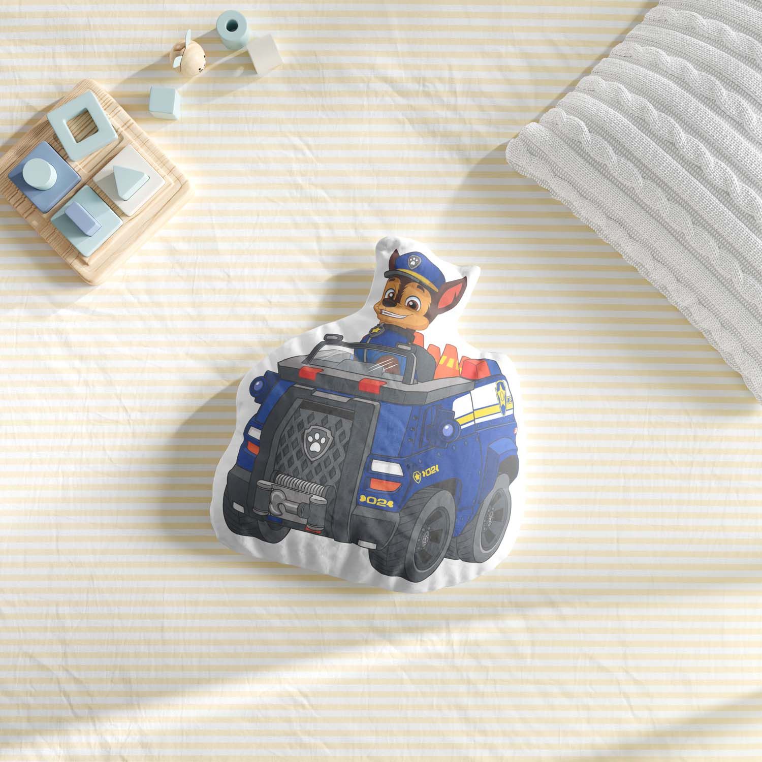 Almofada Chase Veículo Policial Patrulha Canina