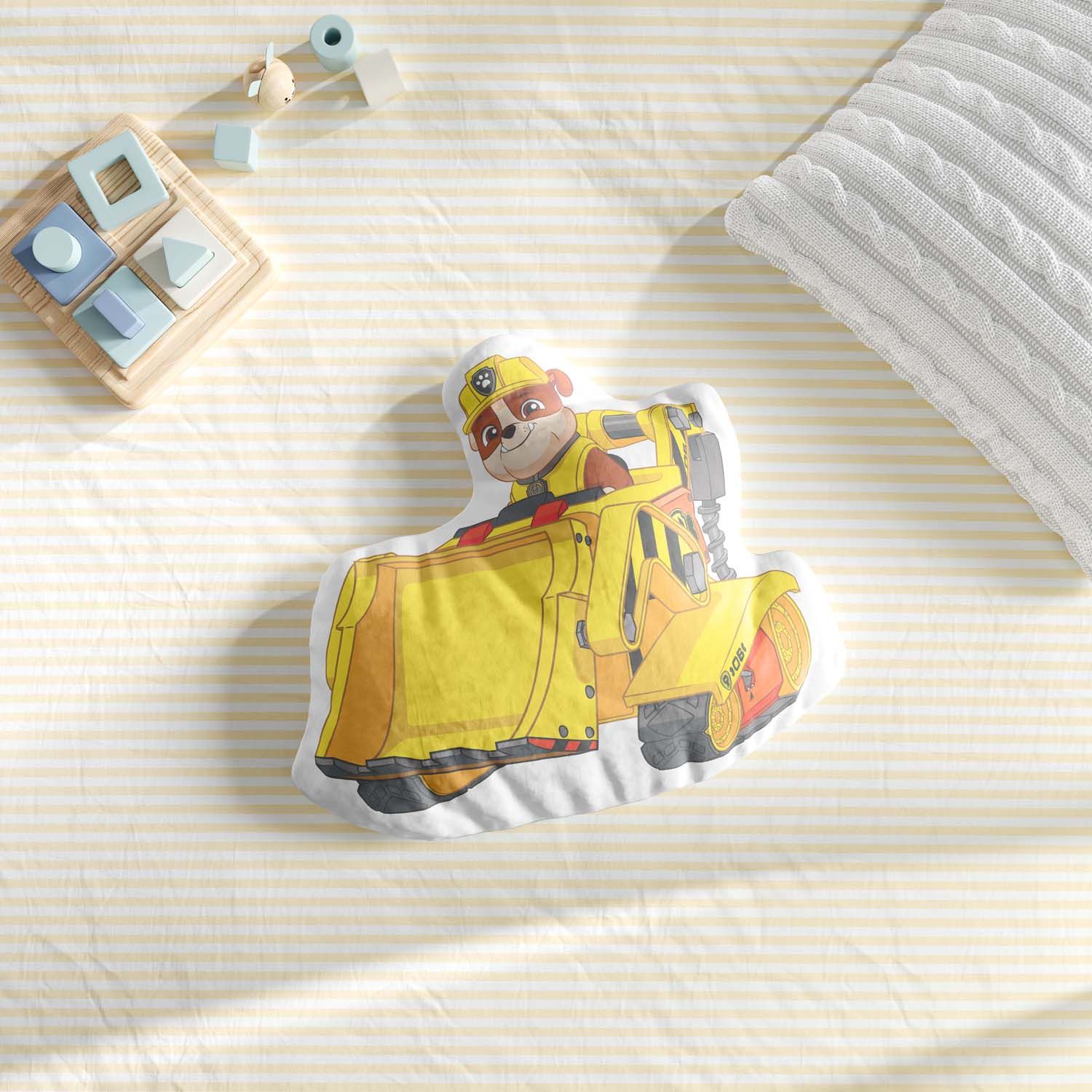 Almofada Escavadeira do Rubble Patrulha Canina