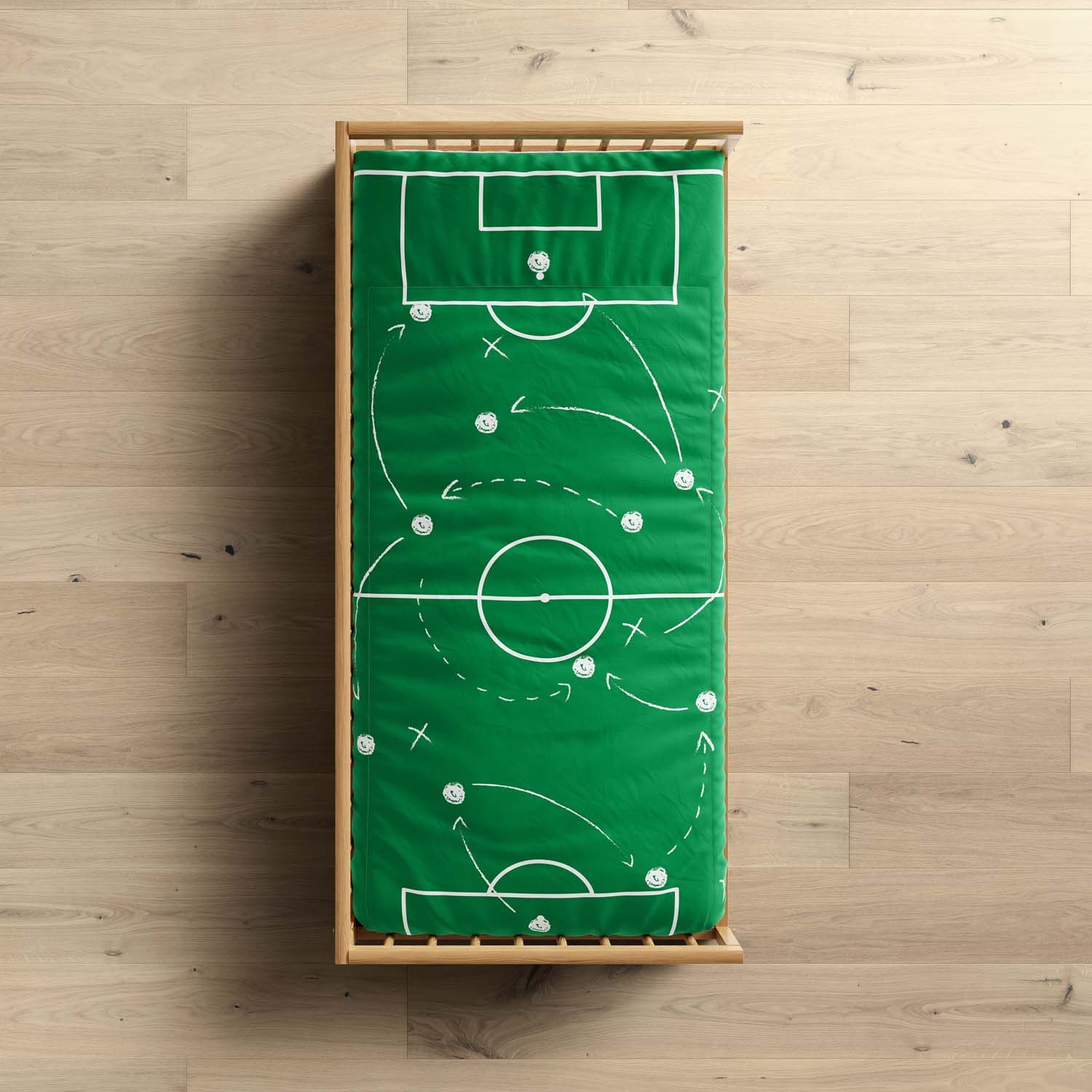 Edredom de Mini Cama Estádio Seleções do Mundo