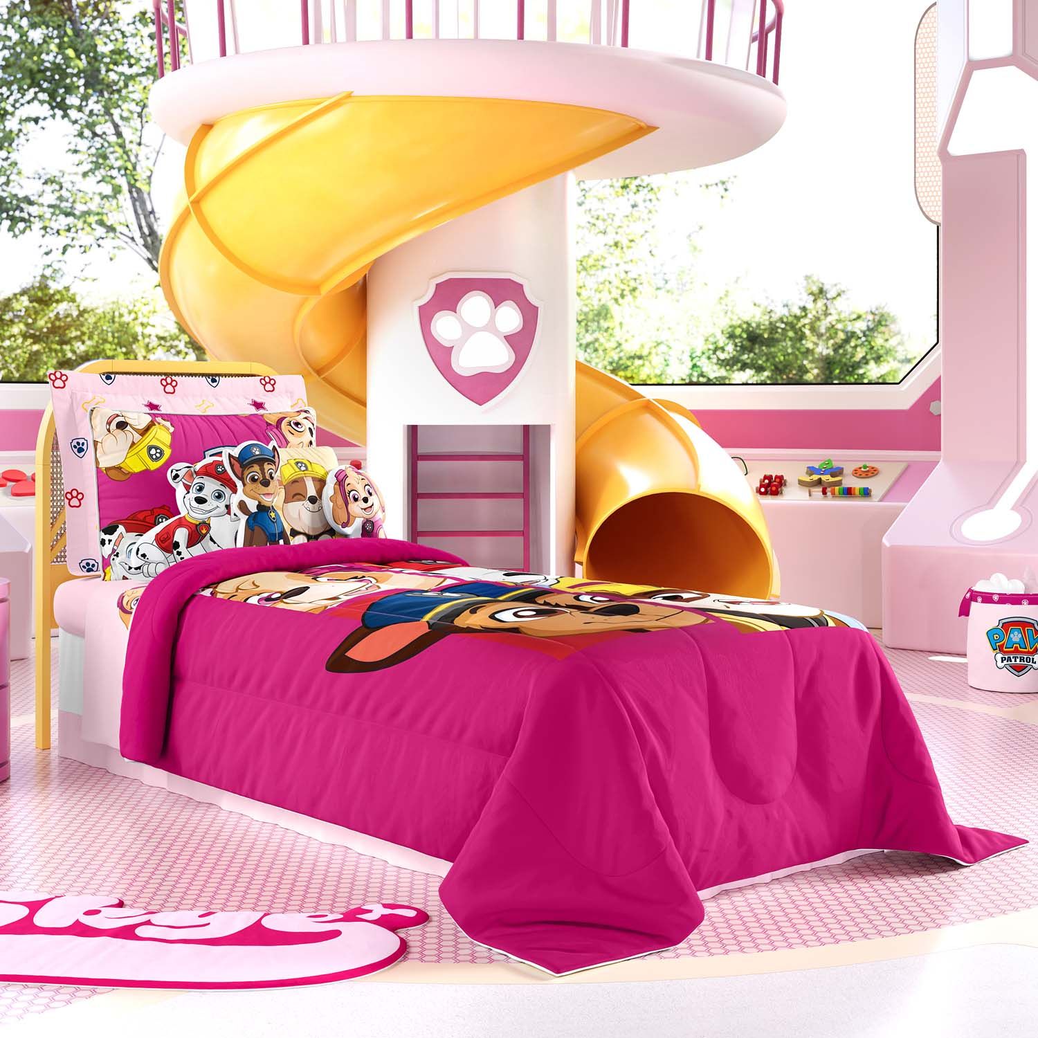 Tapete Rubble Patrulha Canina 90cm