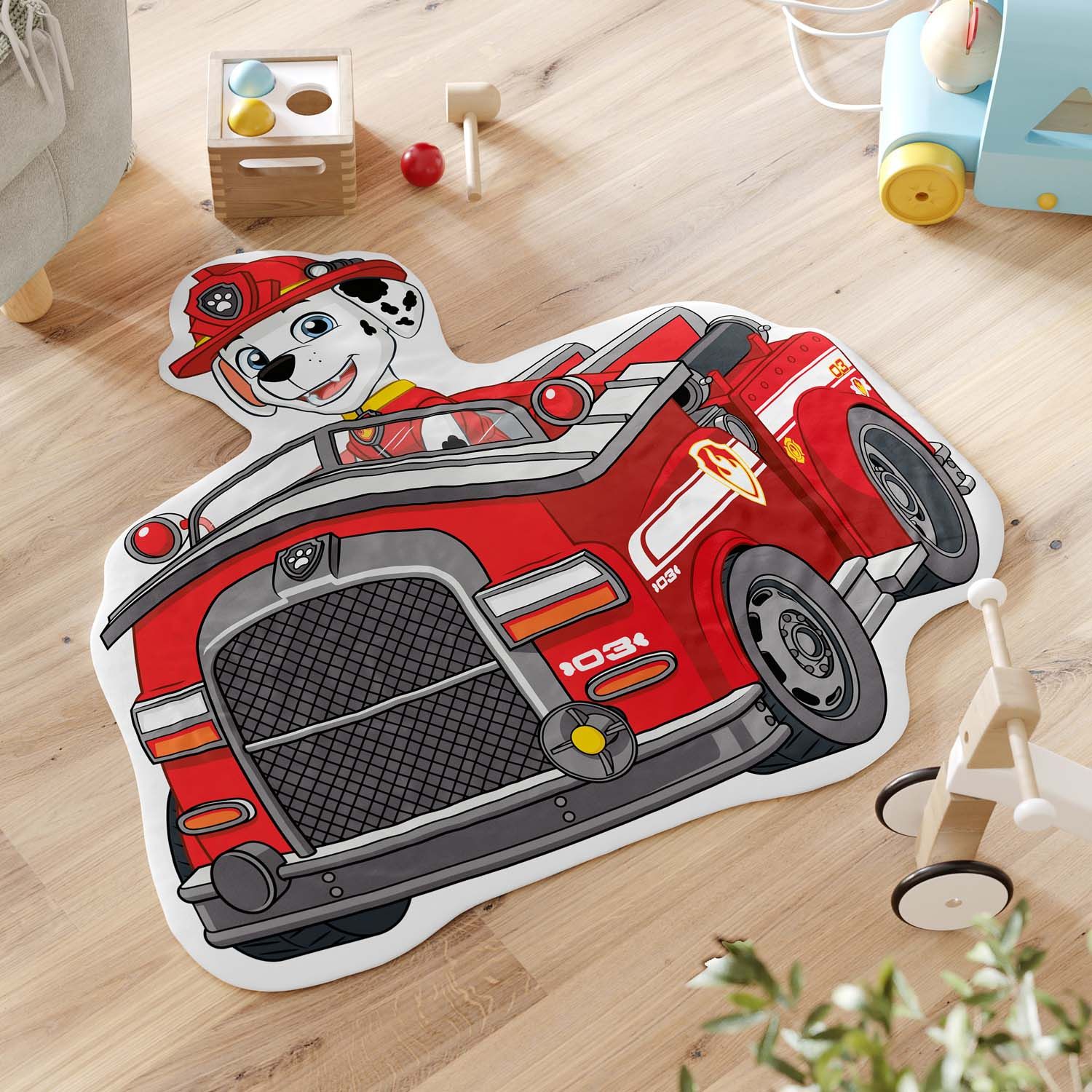 Tapete Marshall ao Resgate Patrulha Canina 85cm