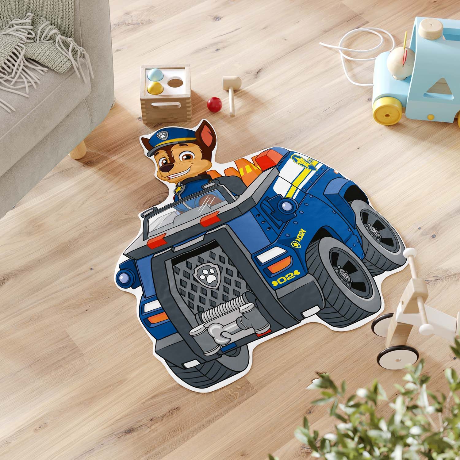 Tapete Chase ao Resgate Patrulha Canina 90cm