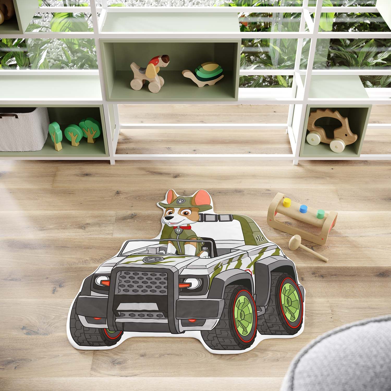 Tapete Tracker ao Resgate Patrulha Canina 87cm