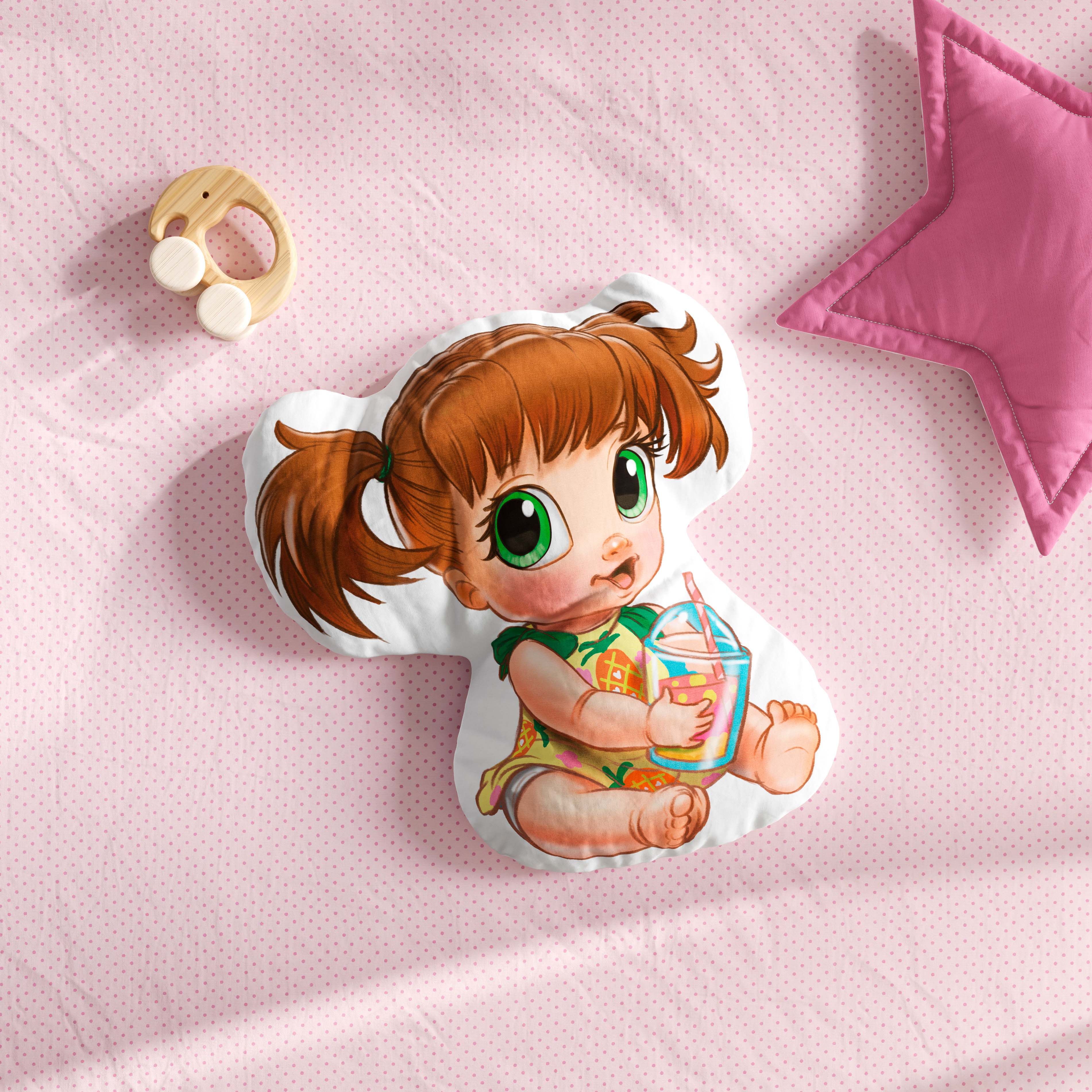 Almofada Baby Alive Milkshake de Abacaxi