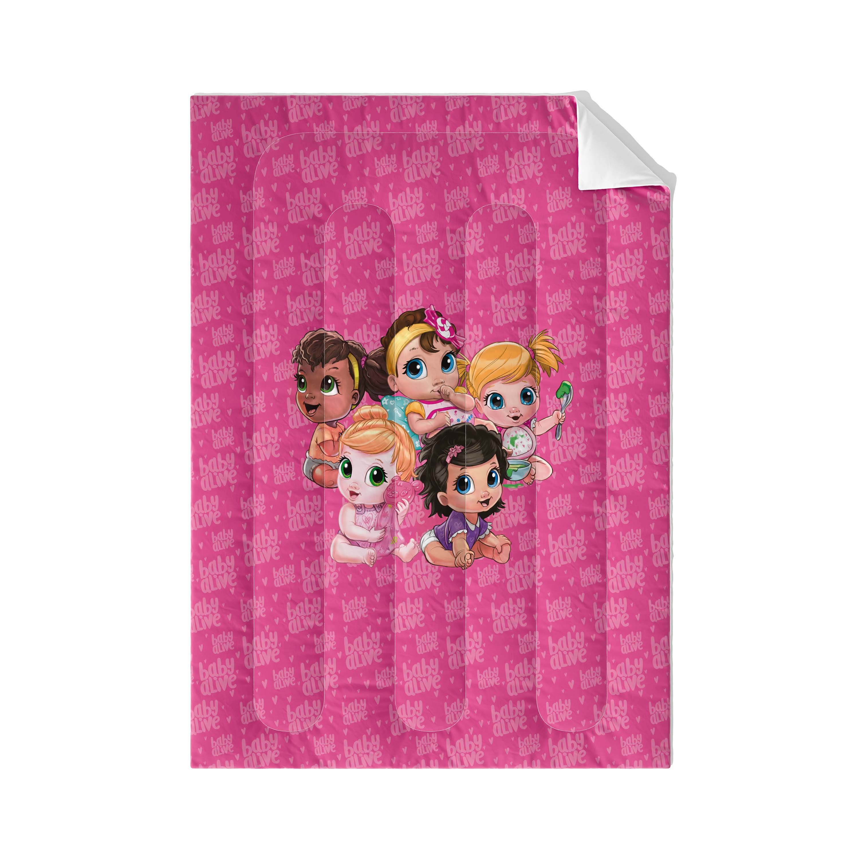 Edredom Infantil Solteiro Bonecas Baby Alive