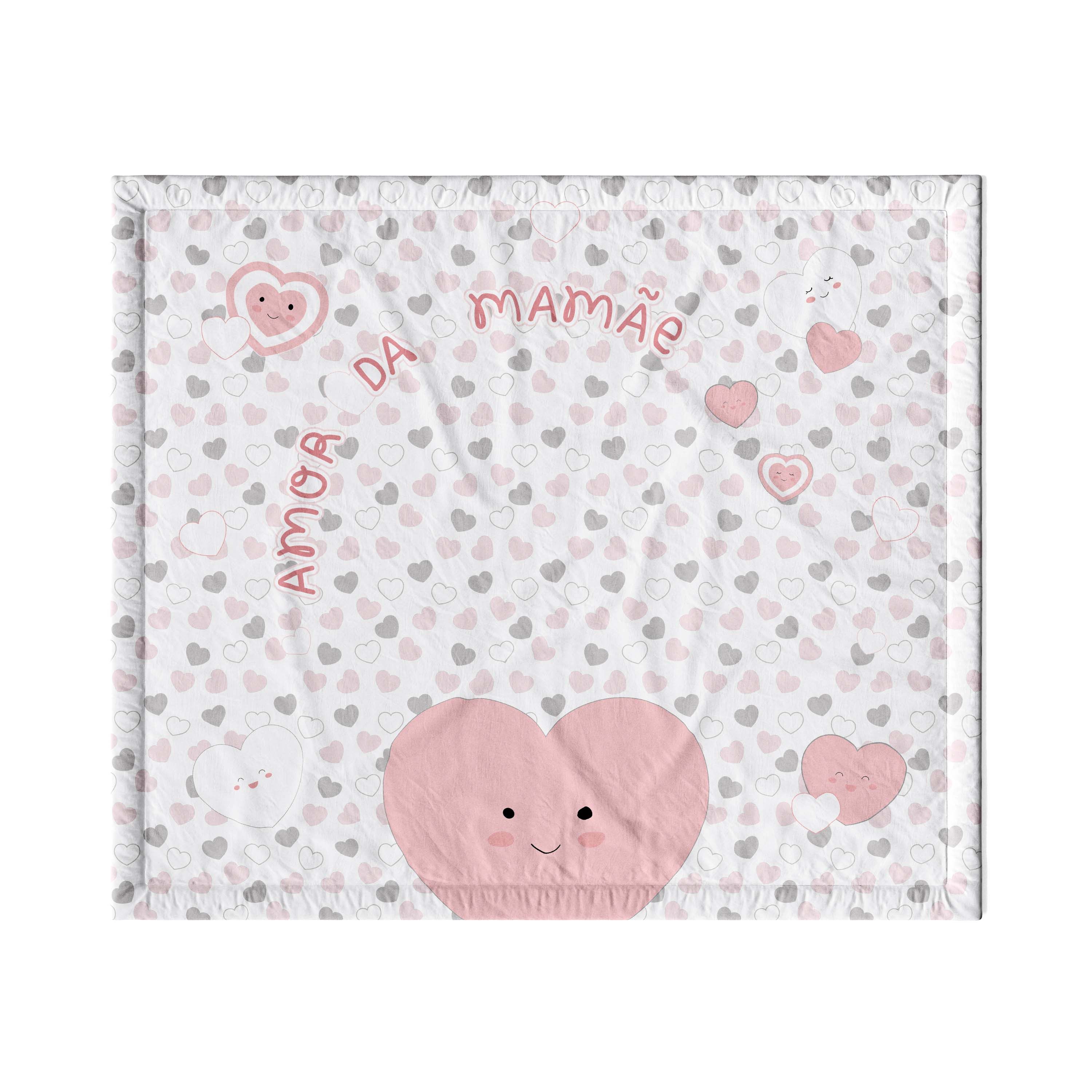 Tapete Mesversário Amor da Mamãe Rosa