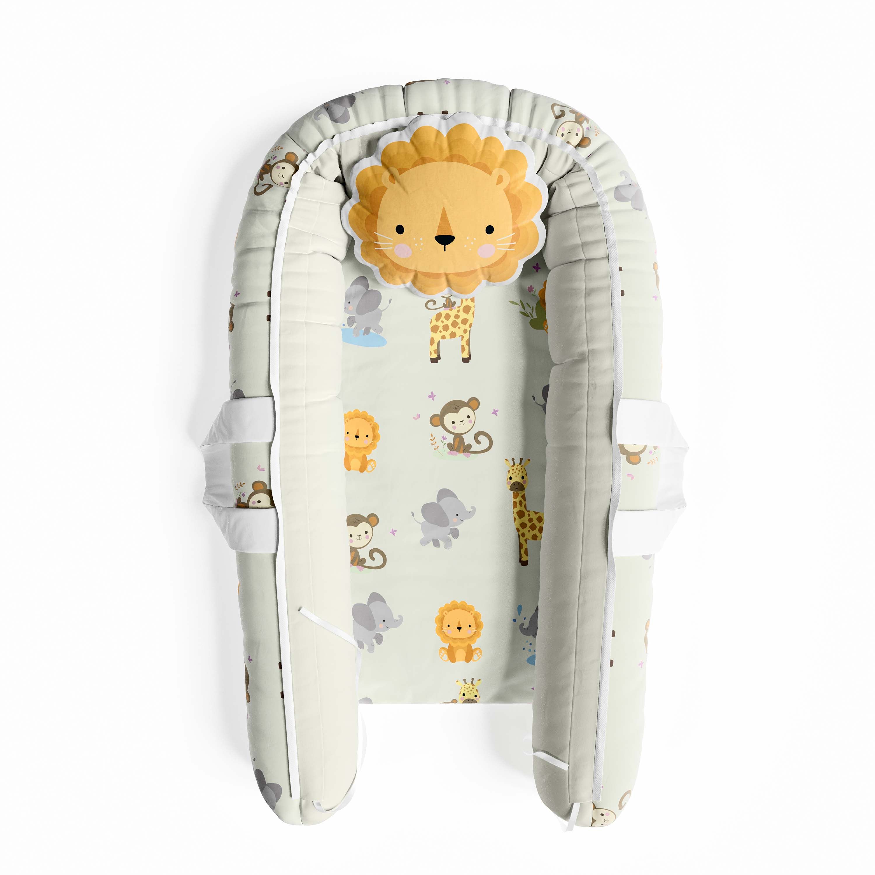 Ninho para Bebê Redutor de Berço Leão Selva Baby 80cm