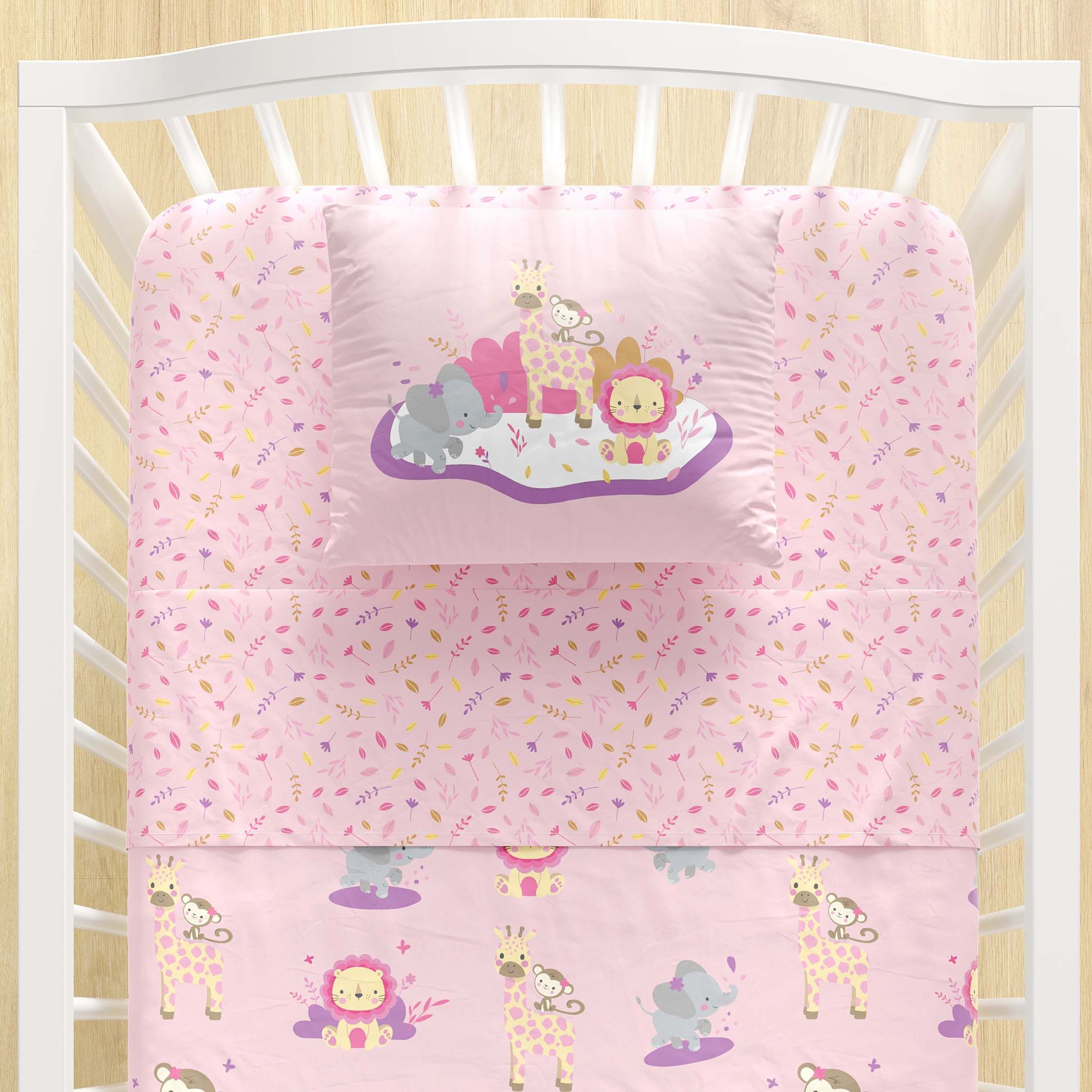 Jogo de Lençol Berço Selva Baby