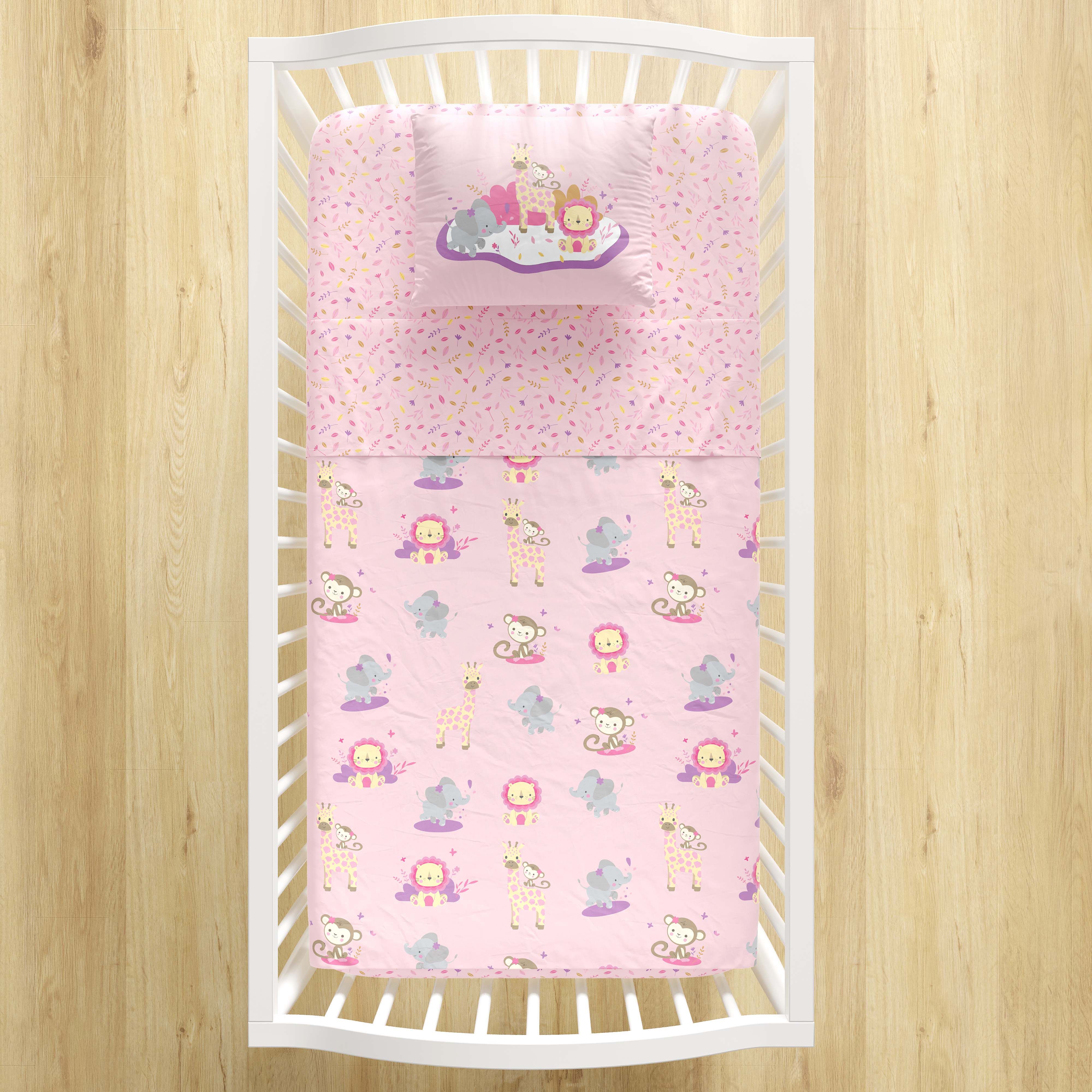 Jogo de Lençol Berço Selva Baby