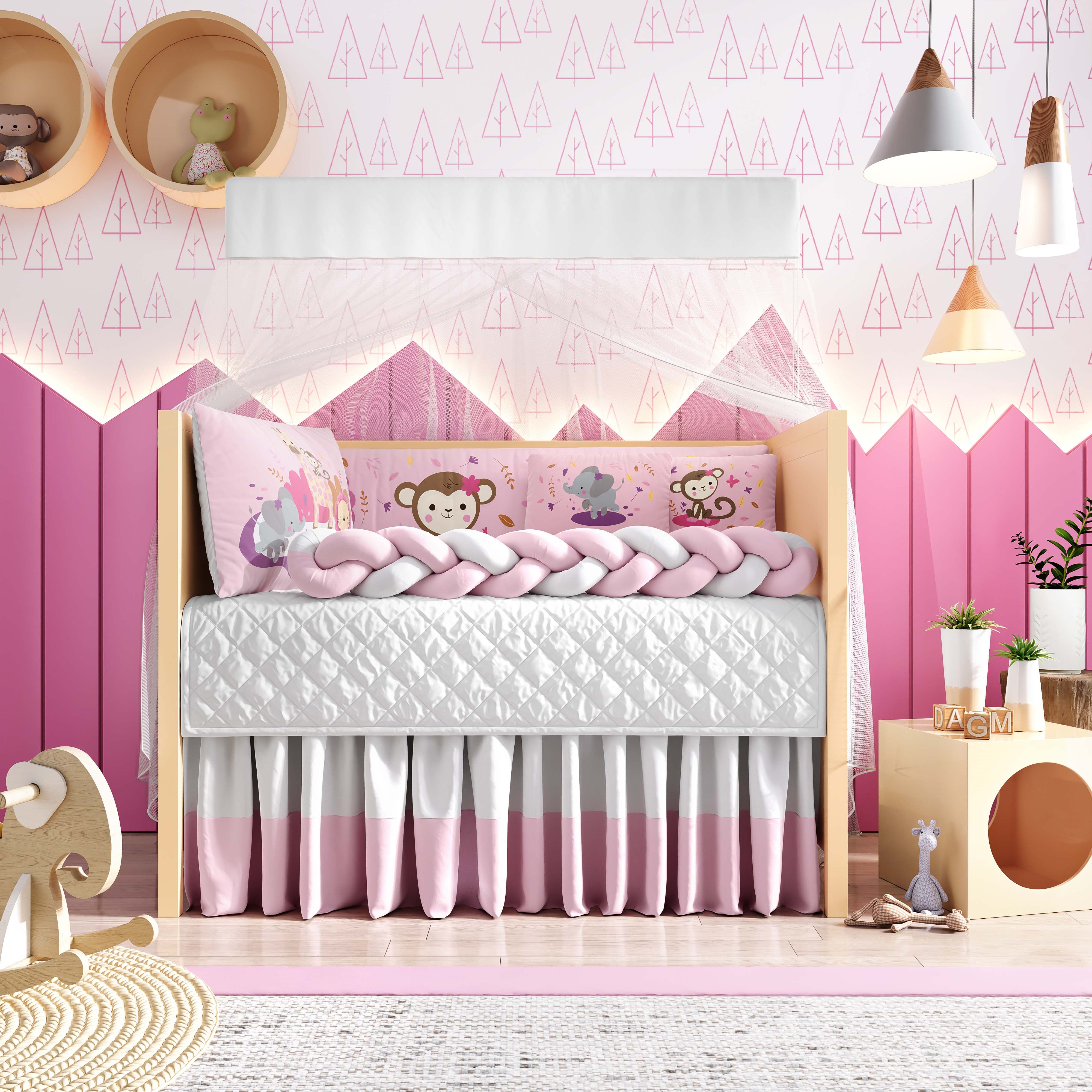 Jogo de Lençol Berço Selva Baby