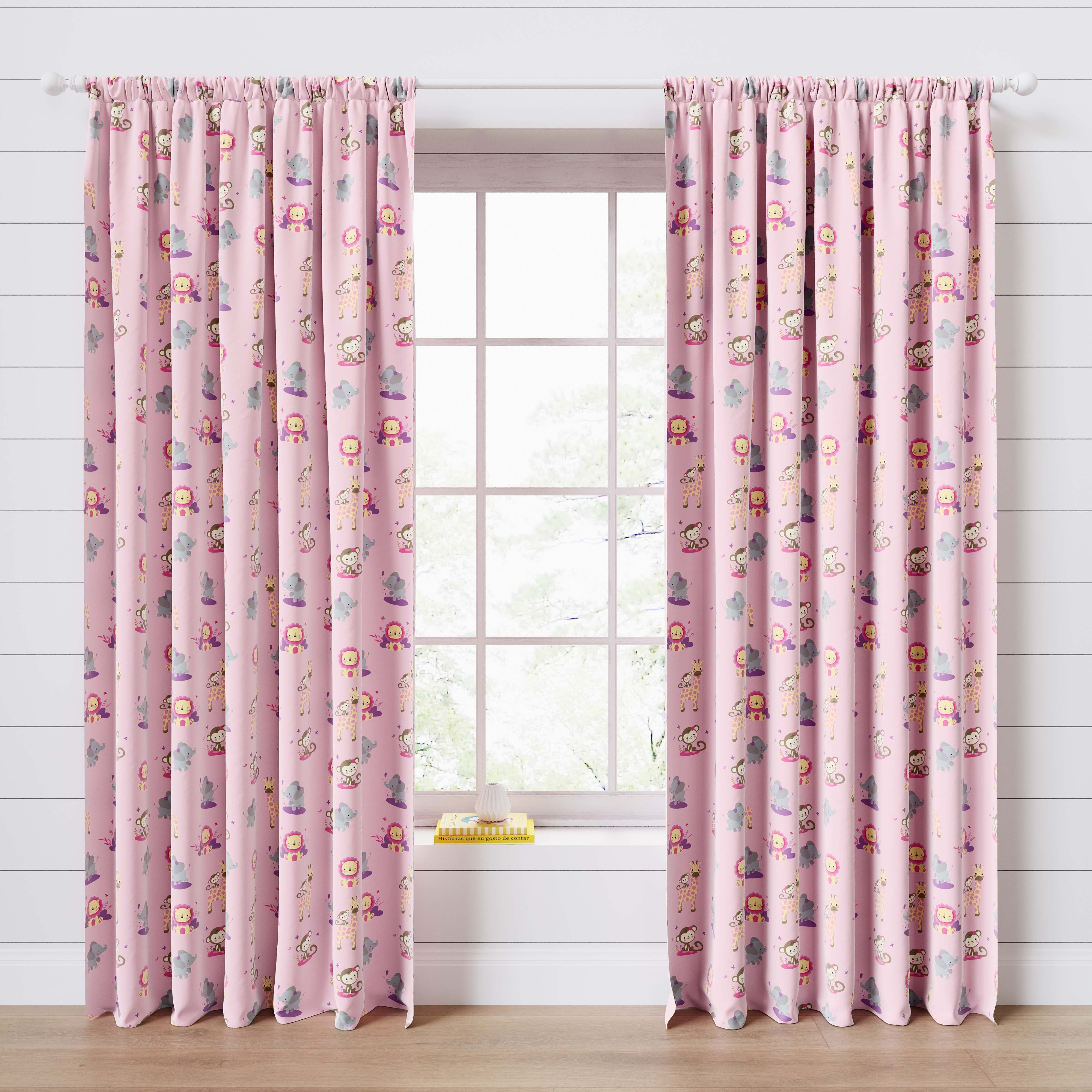 Cortina Selva Baby Rosa