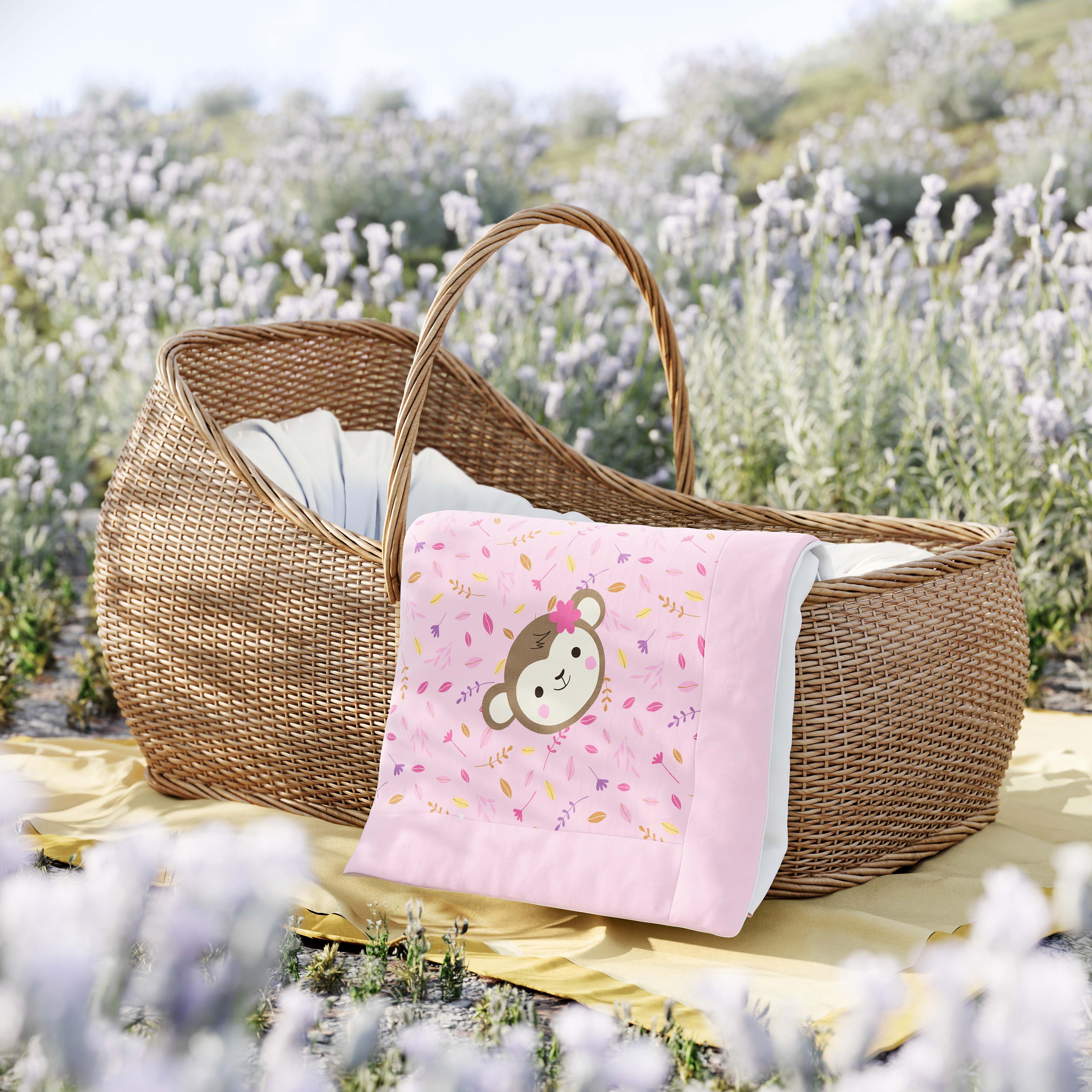 Manta Macaquinho Selva Baby 80cm