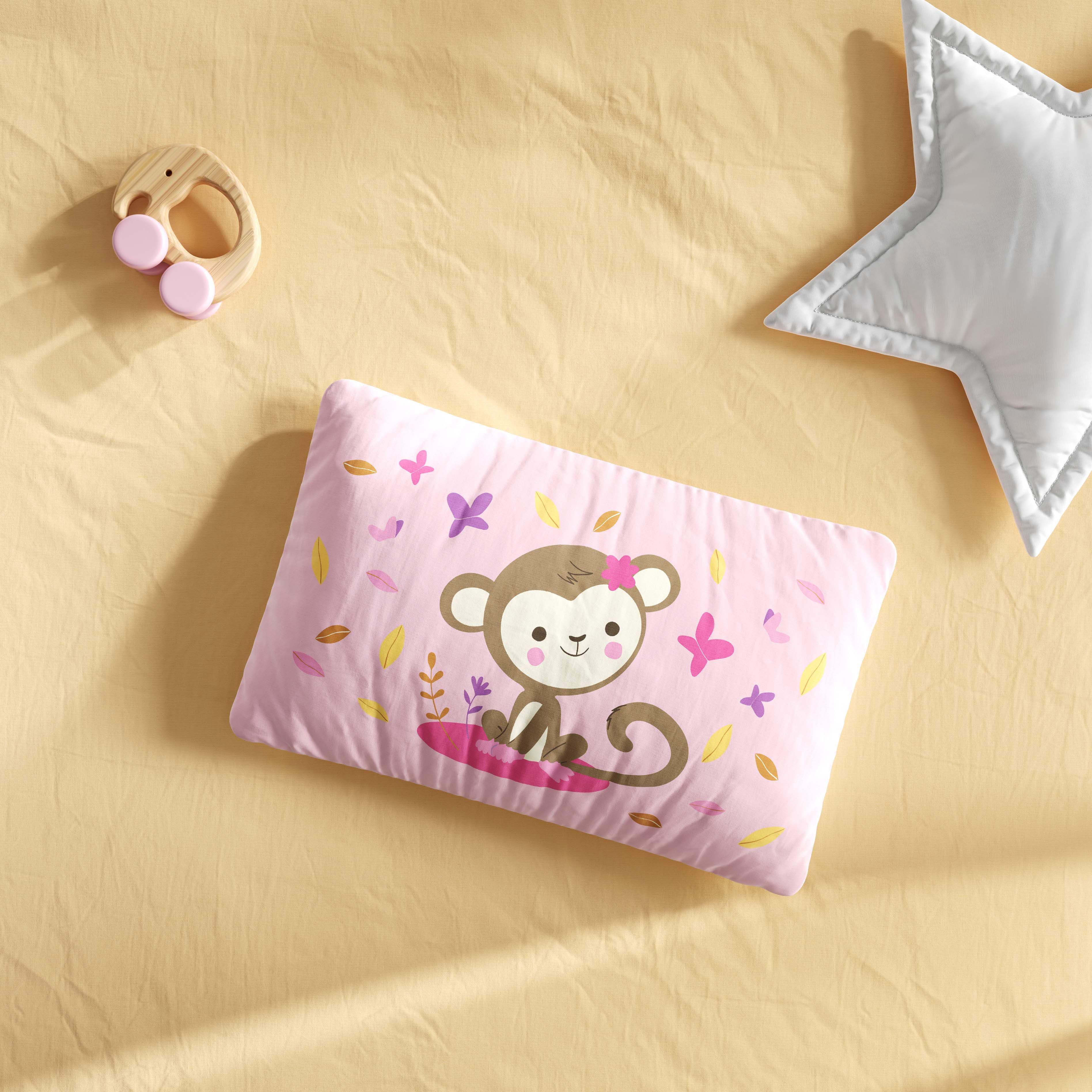 Almofada Retangular Amiguinho Macaquinho Selva Baby