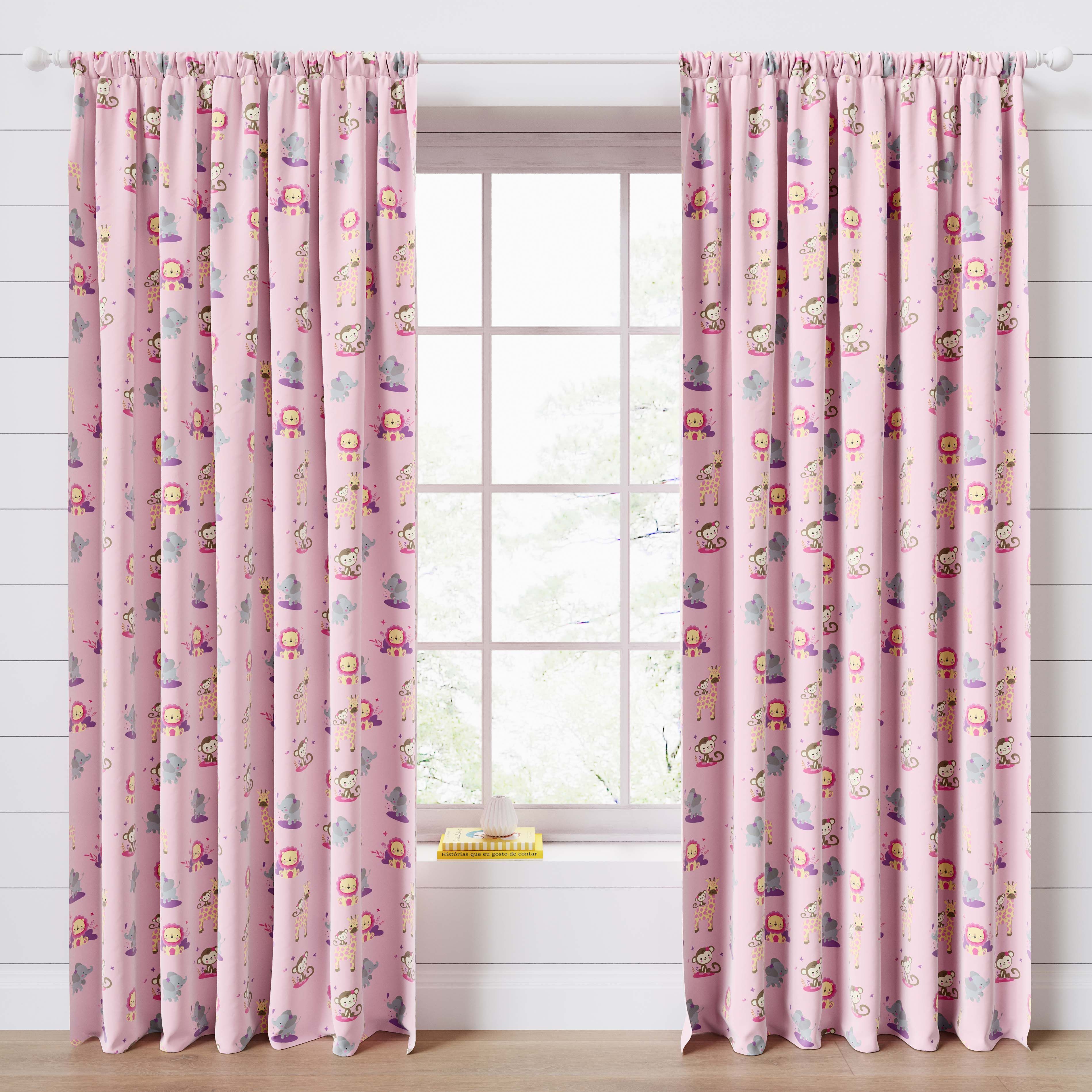 Cortina Selva Baby Rosa