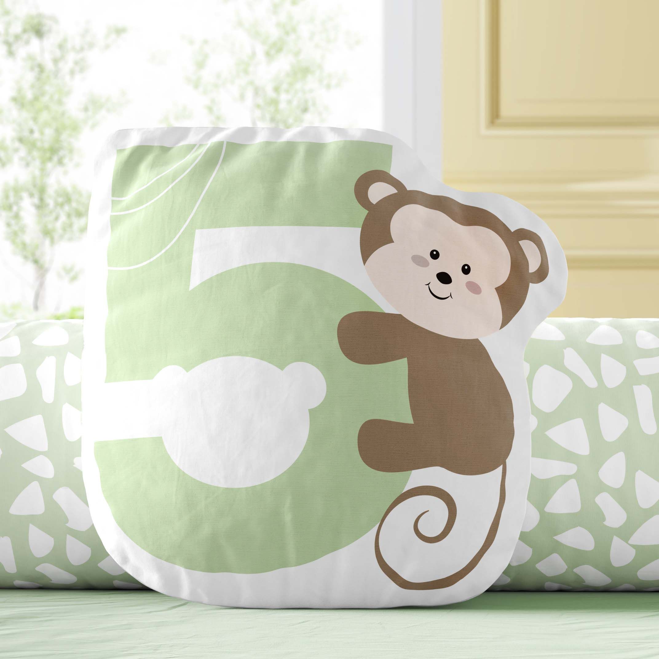 Almofada Mesversário Amiguinhos Safári