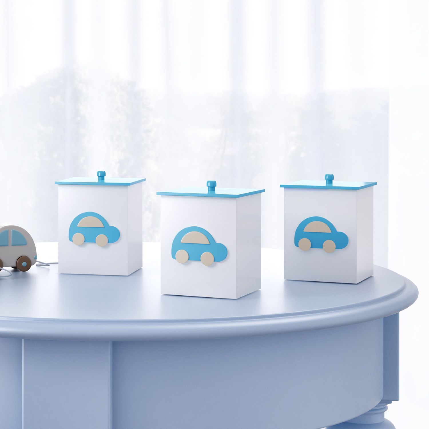 Jogo de Potes Carrinhos