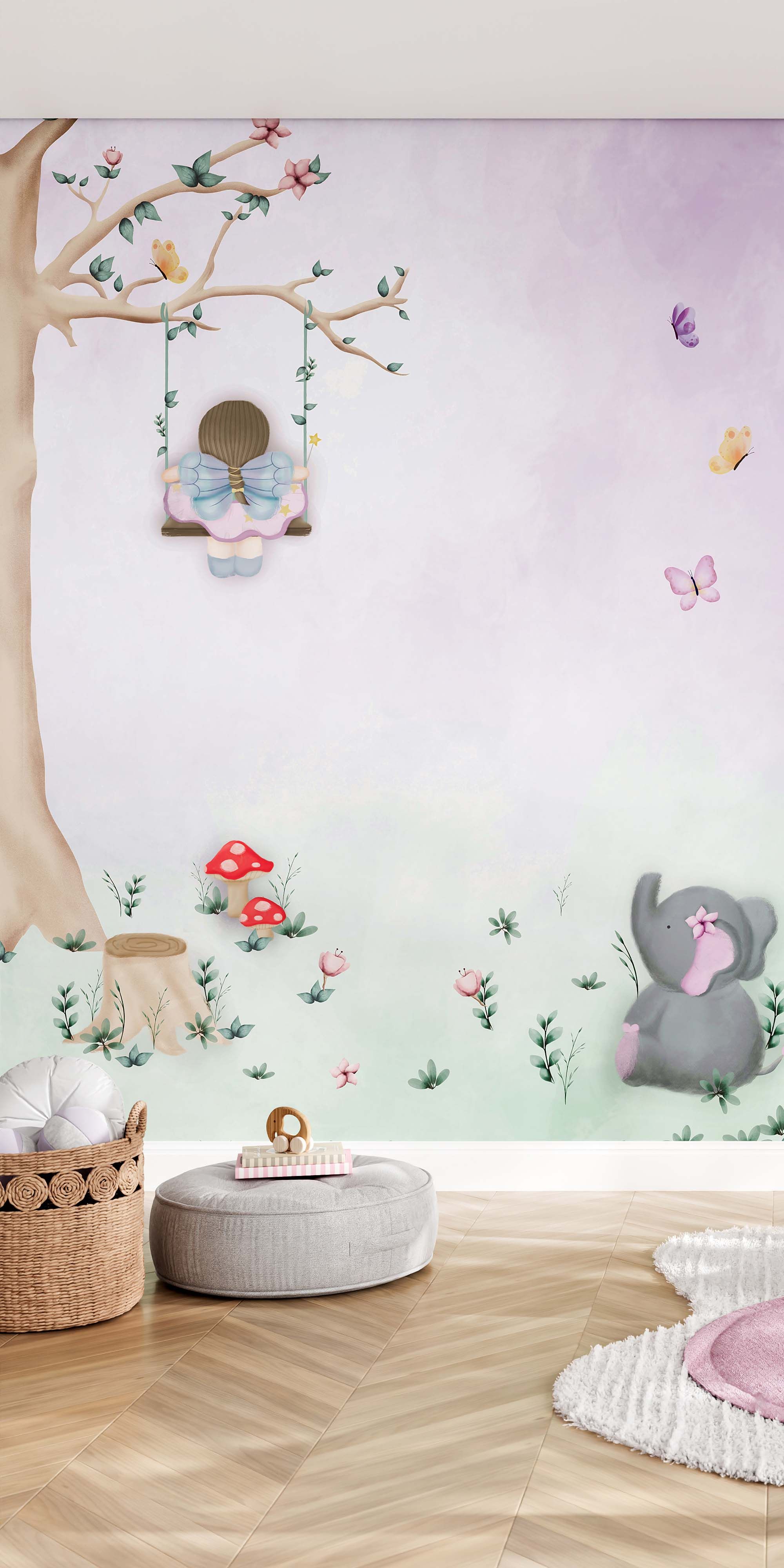 Papel de Parede Bosque Encantado