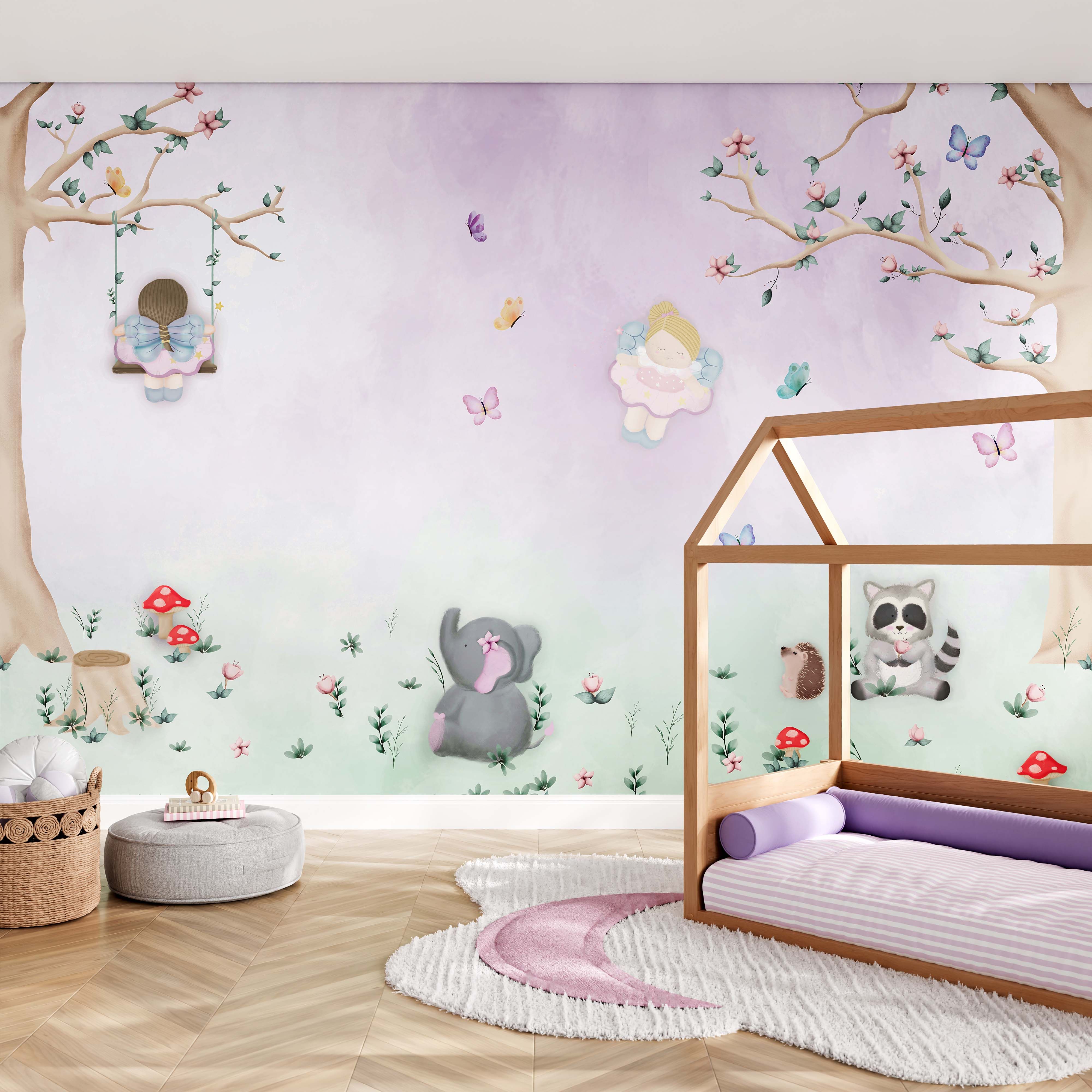 Papel de Parede Bosque Encantado