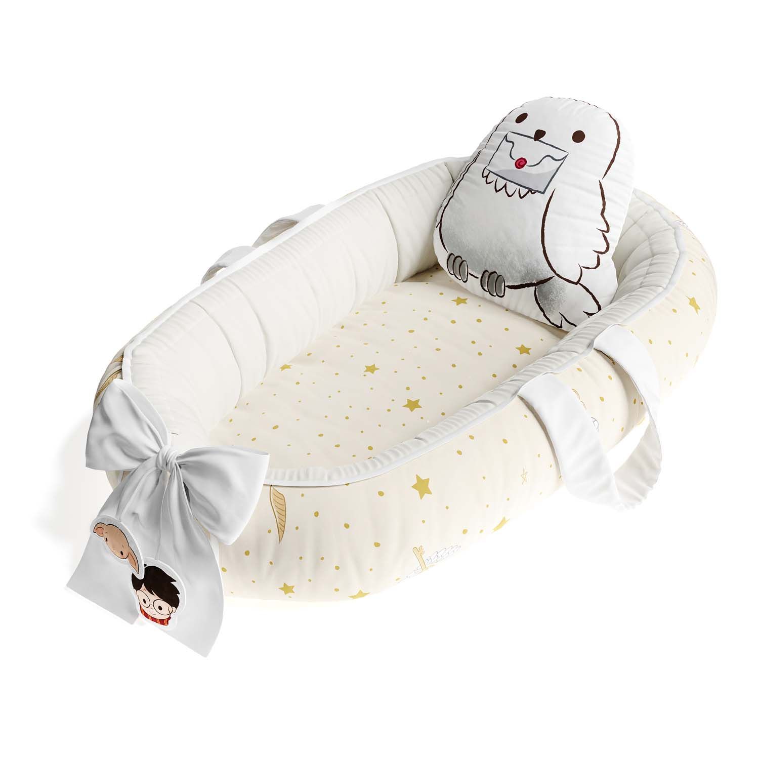 Ninho para Bebê Redutor de Berço Harry Potter Coruja Edwiges 80cm