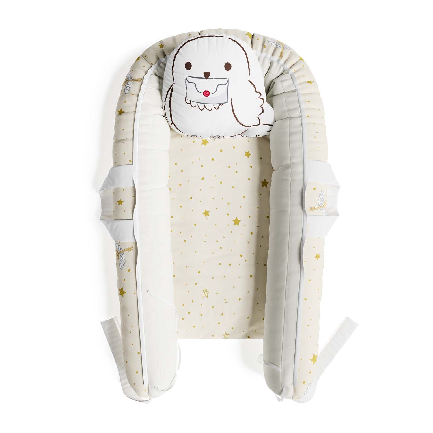 Ninho para Bebê Redutor de Berço Harry Potter Coruja Edwiges 80cm