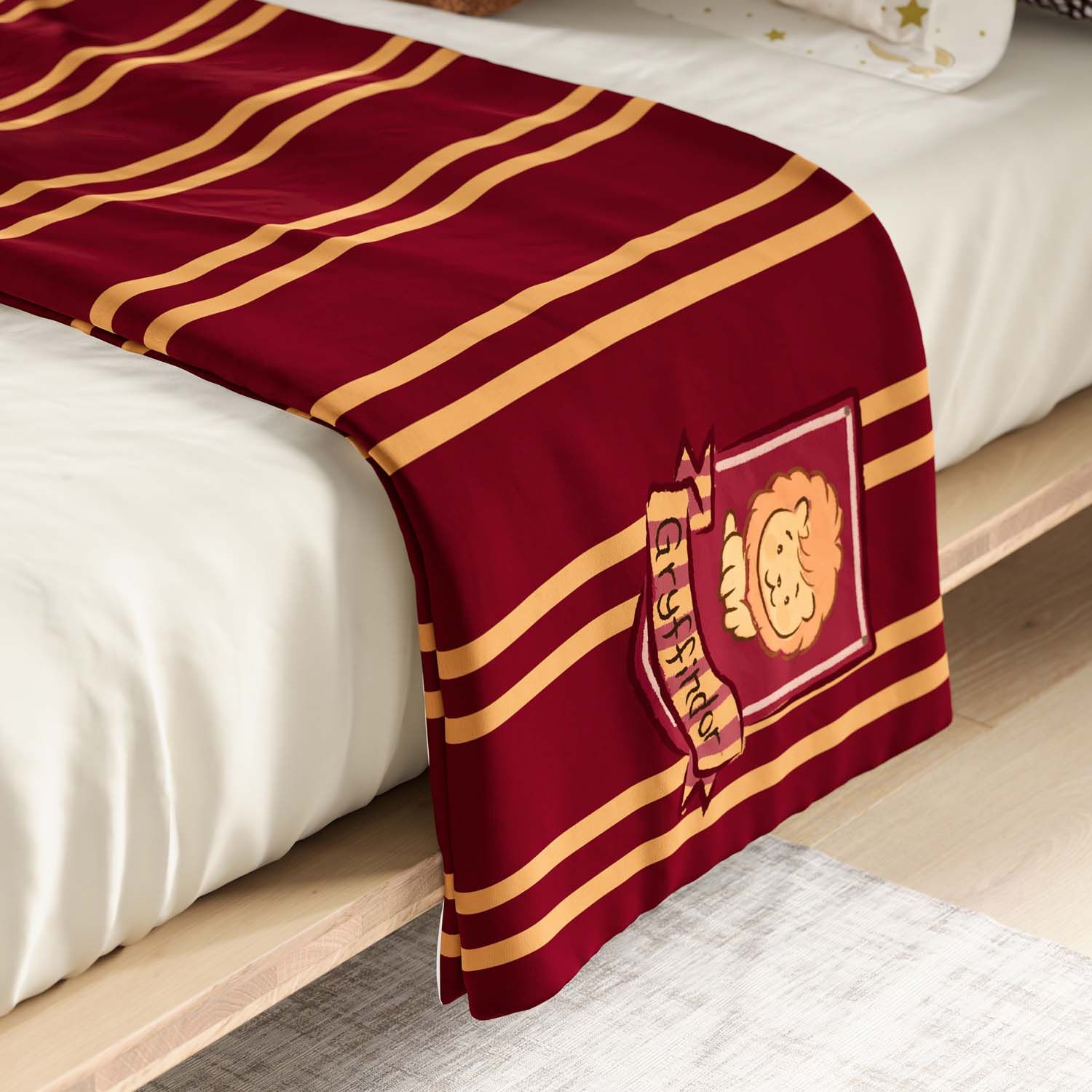 Manta Infantil Solteiro Harry Potter Grifinória 1,20M