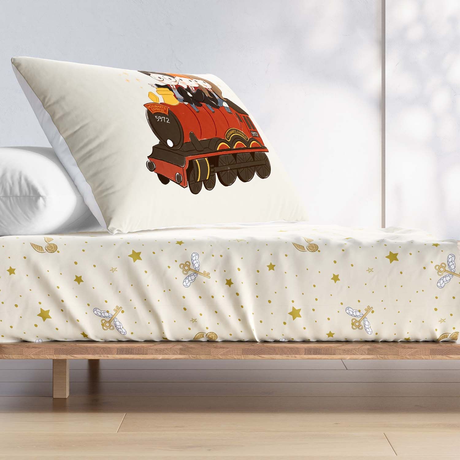 Jogo de Lençol Infantil Solteiro Harry Potter