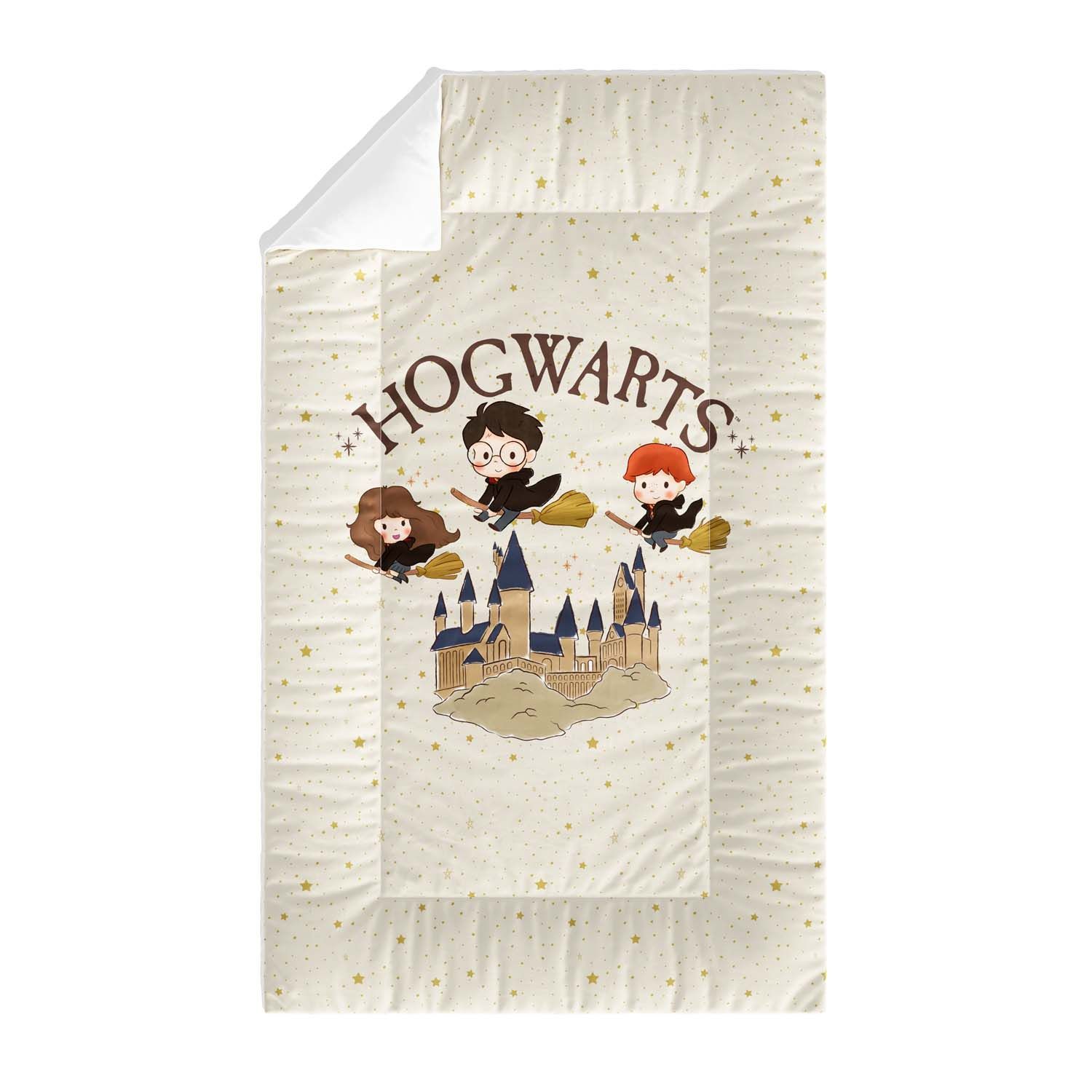 Edredom Mini Cama Harry Potter Hogwarts