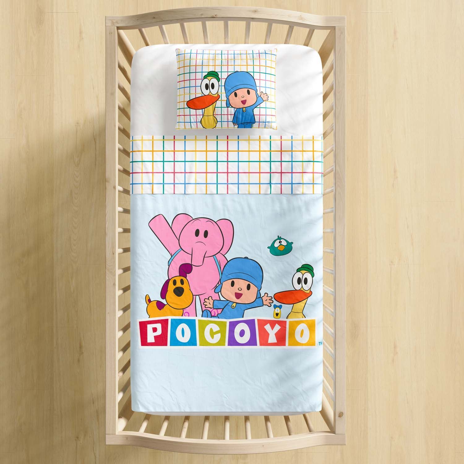 Jogo de Lençol Berço Pocoyo